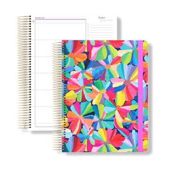 2026 Petal Party Daily Duo Teacher Planner