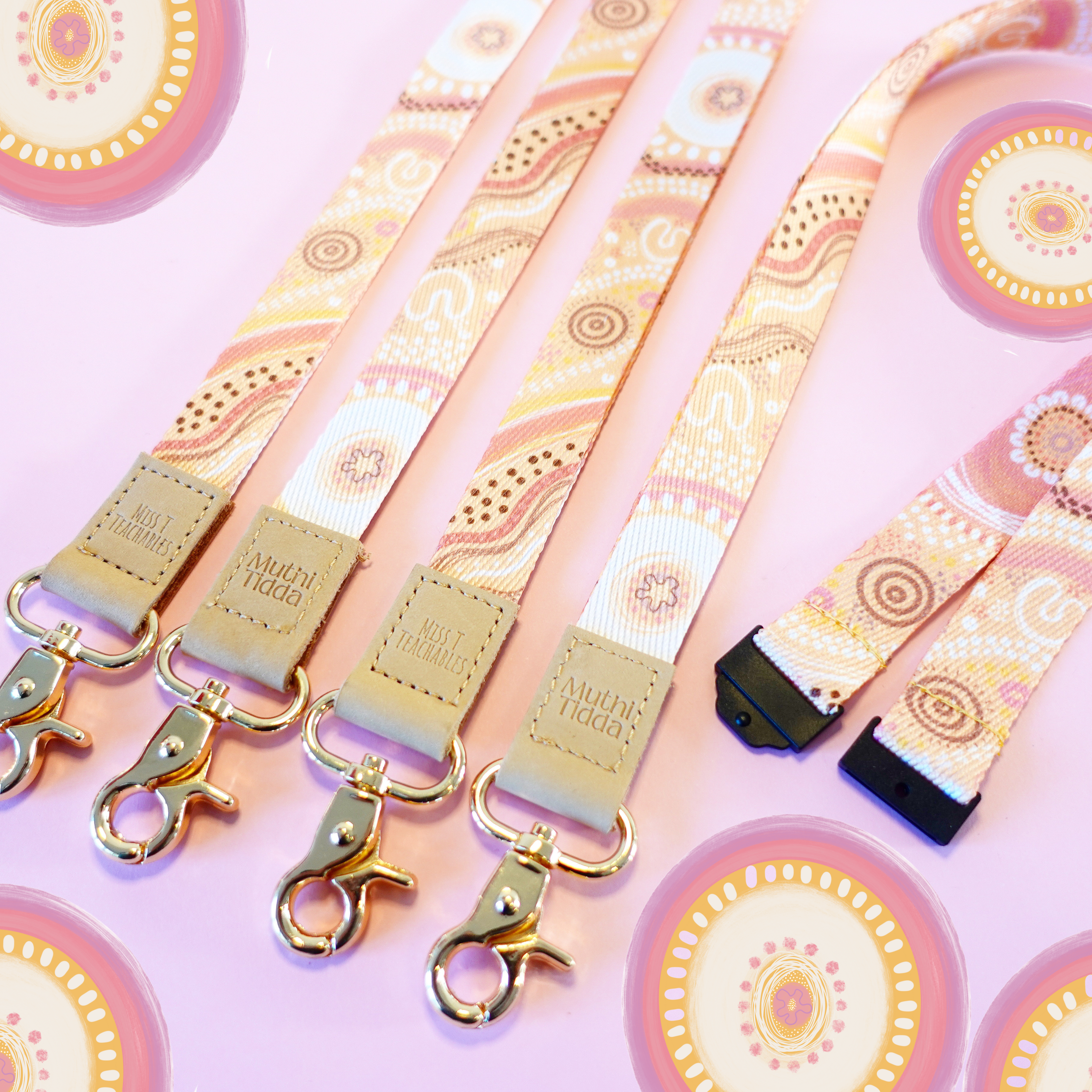 Joy Fabric Lanyard (Muthi Tidda x Miss T Teachables)