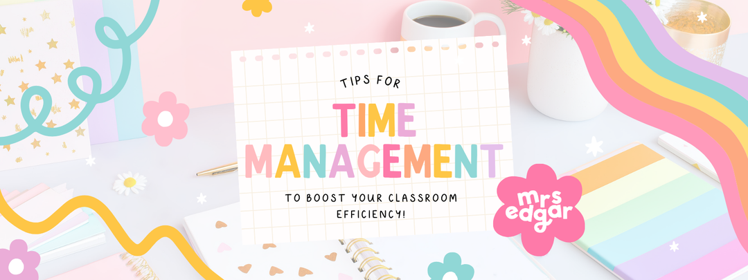 teacher setting up her teacher planner for the week 