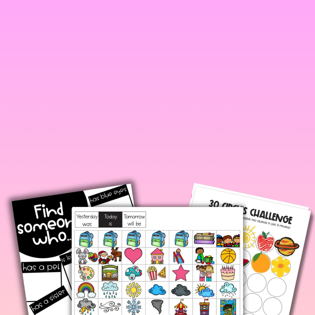 Cover image for the freebies digital download featuring vibrant, engaging designs with bold text and colourful accents highlighting teacher resources.