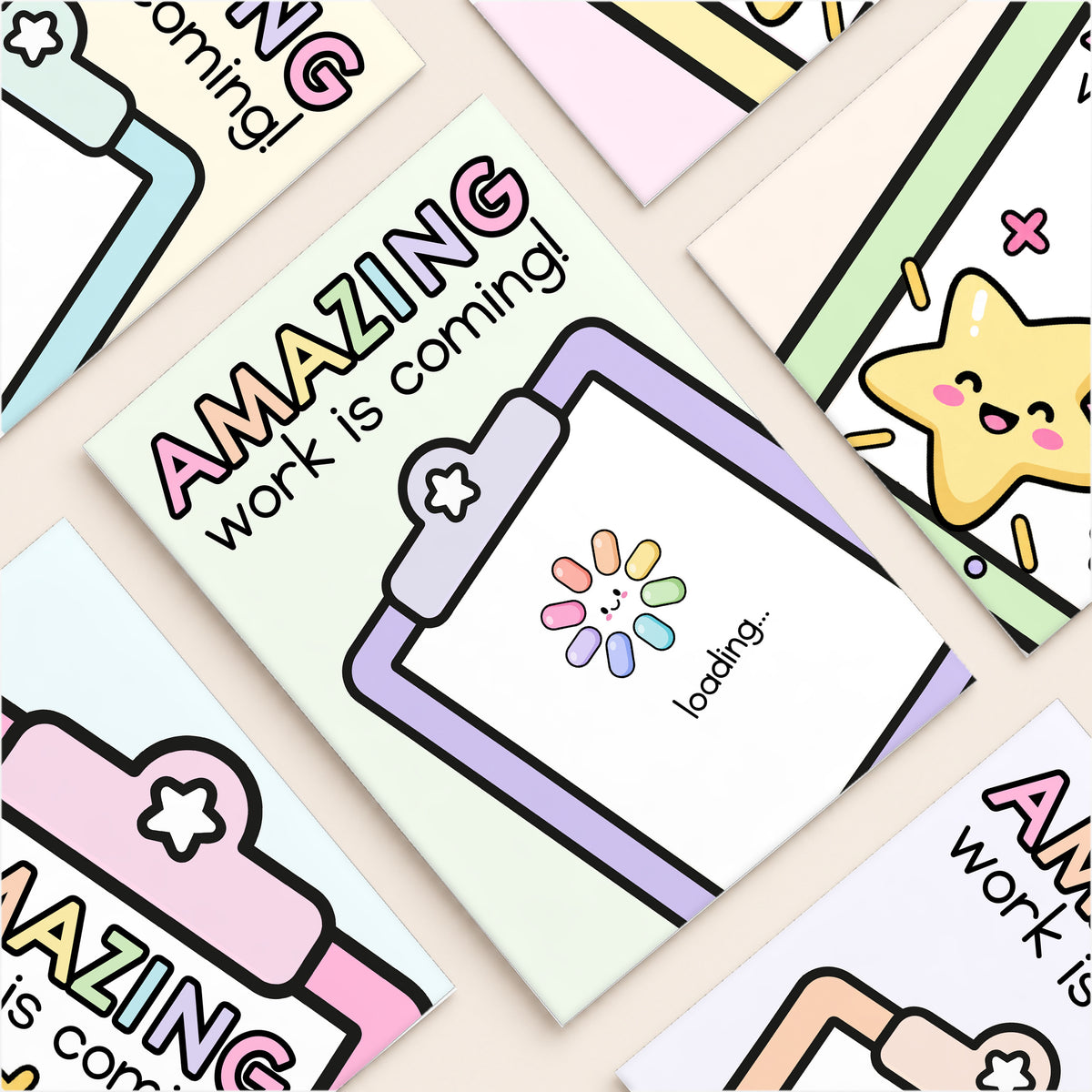 Amazing Work Coming Soon Posters | Gentle Classroom Decor