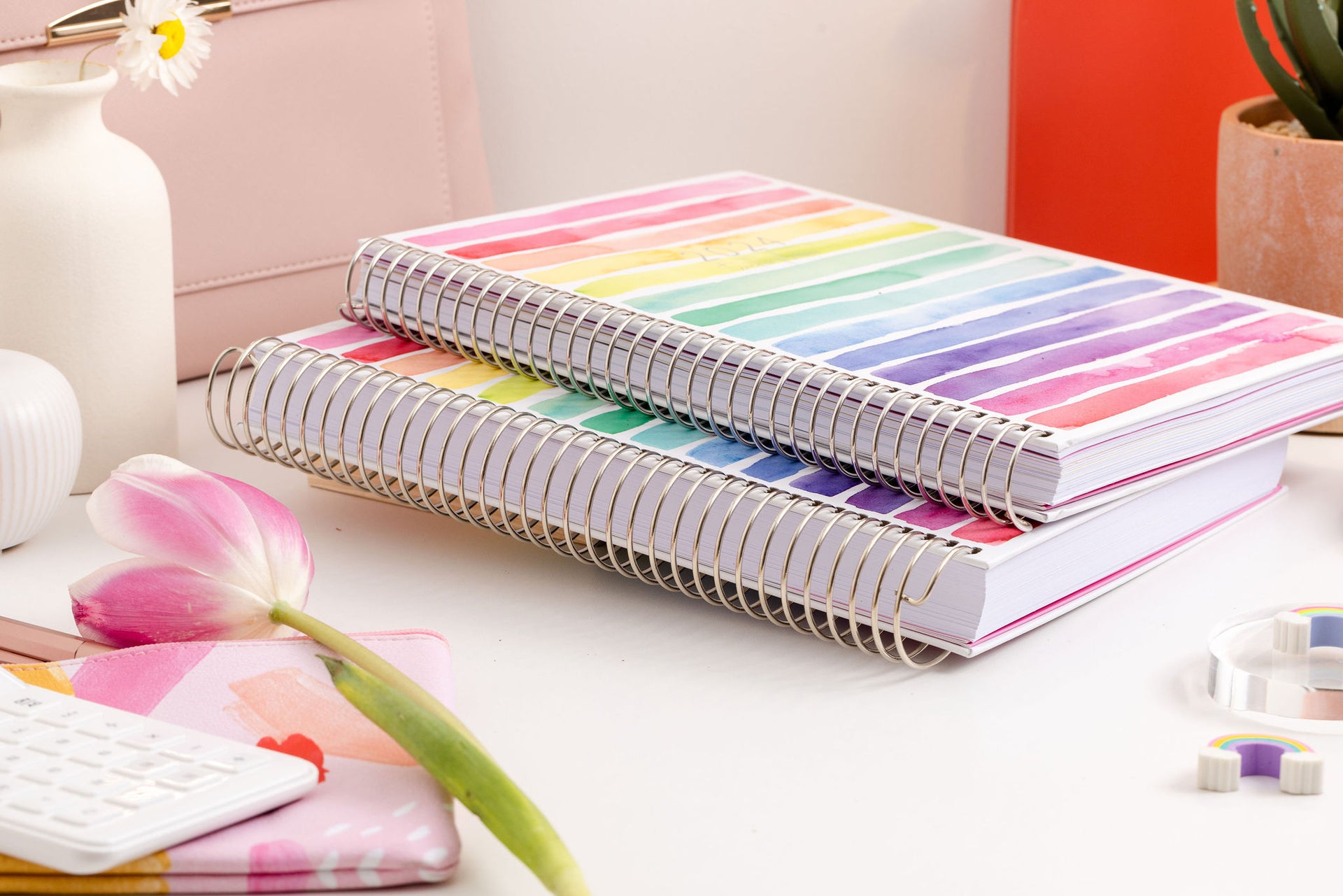 Mrs Edgar vibrant teacher planners weekly + daily teacher diaries