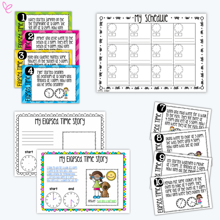 Elapsed Time Bundle Grade 3 & 4