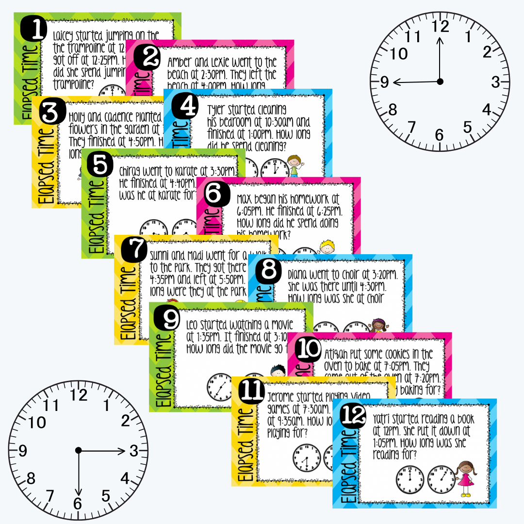 Elapsed Time Bundle Grade 3 & 4