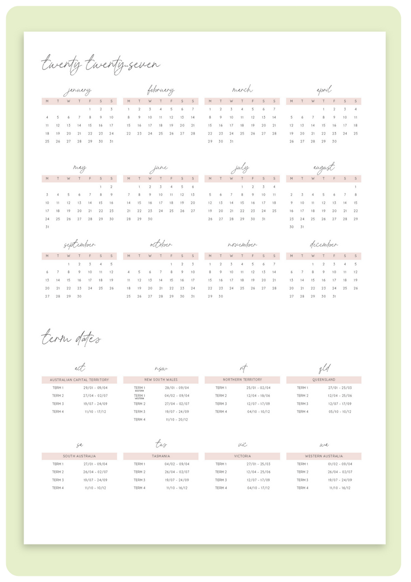 The year at a glance