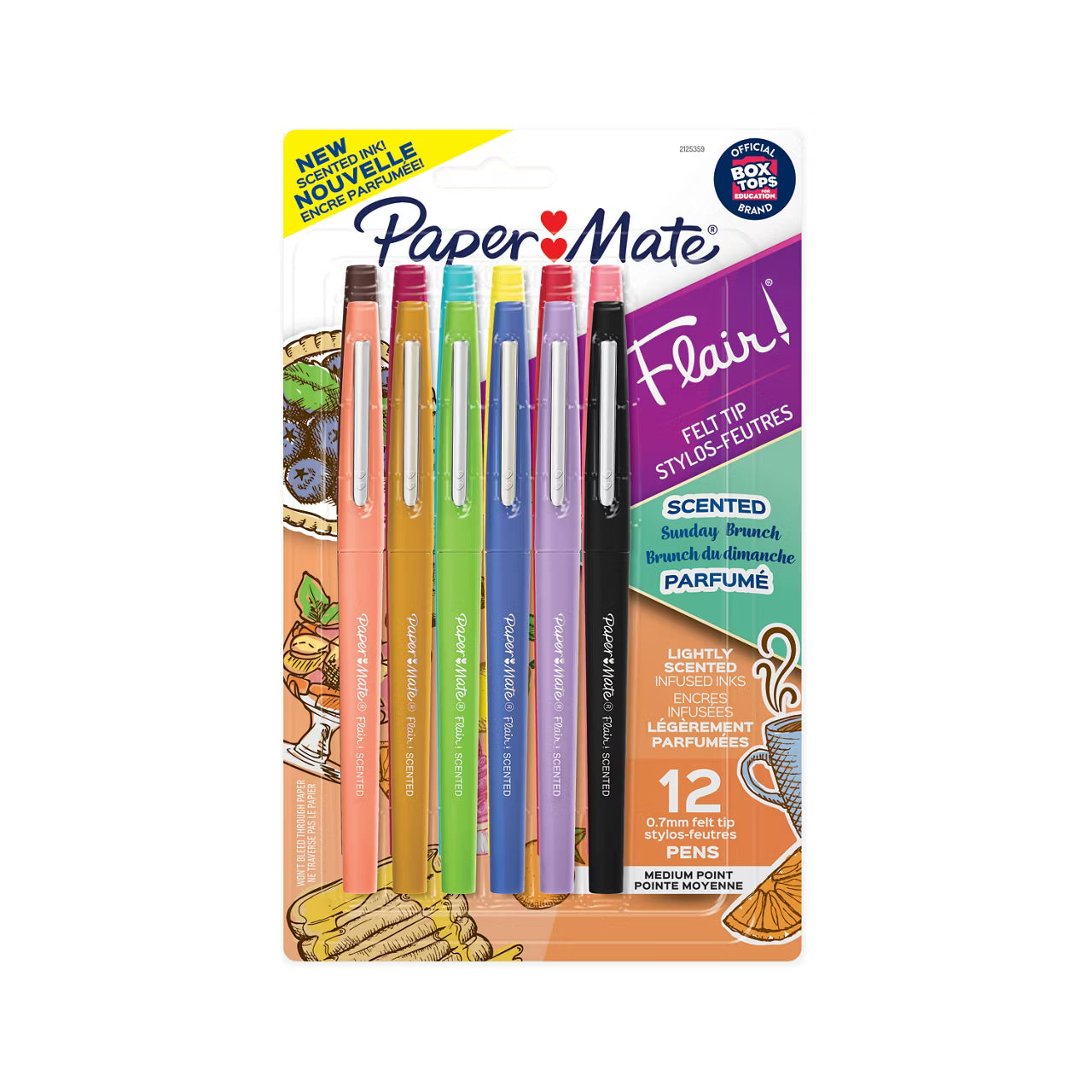 Paper Mate Flair Felt Tip Pens | Scented | 12 Pack