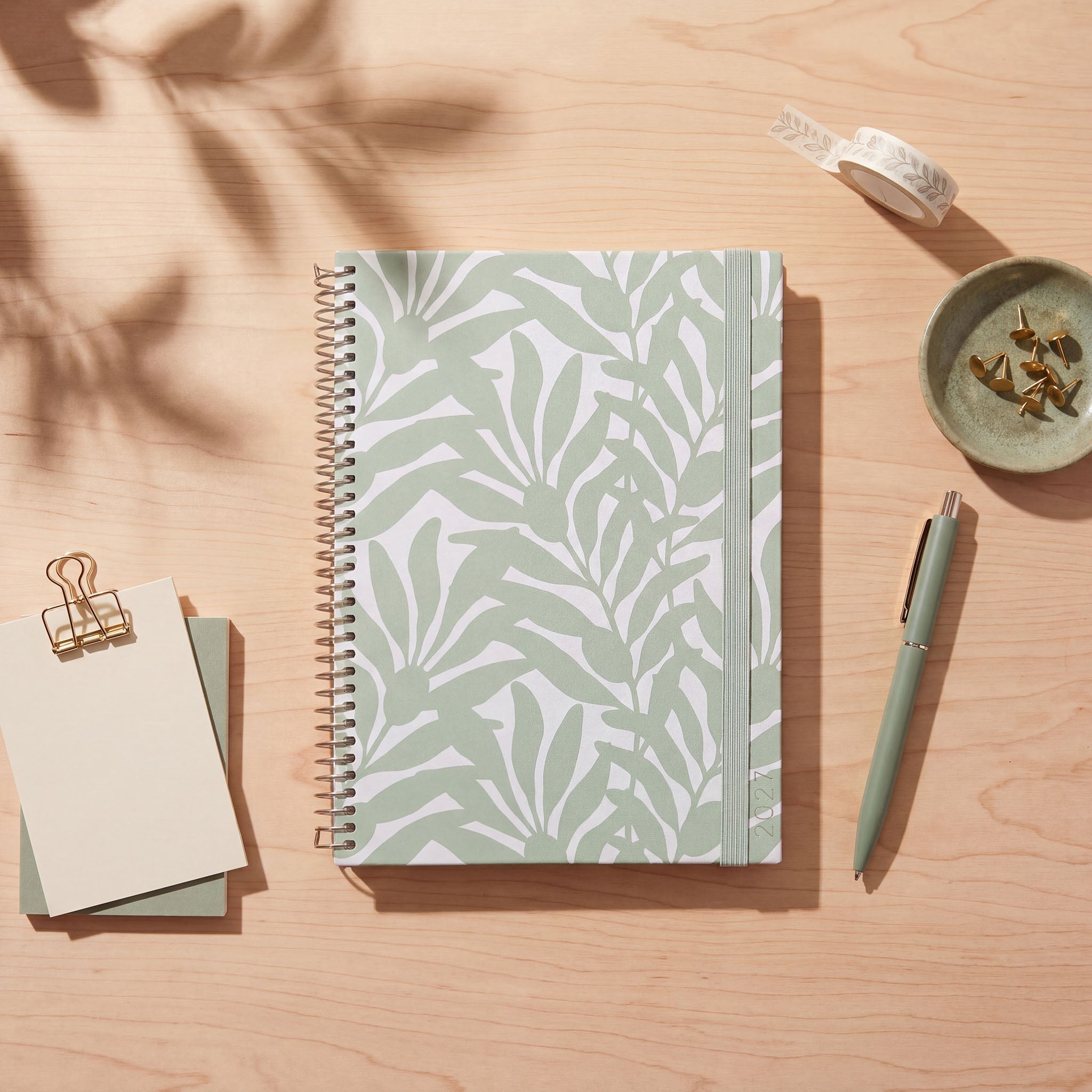 2027 Olive Branches Weekly Slimline Teacher Planner | Pre-order