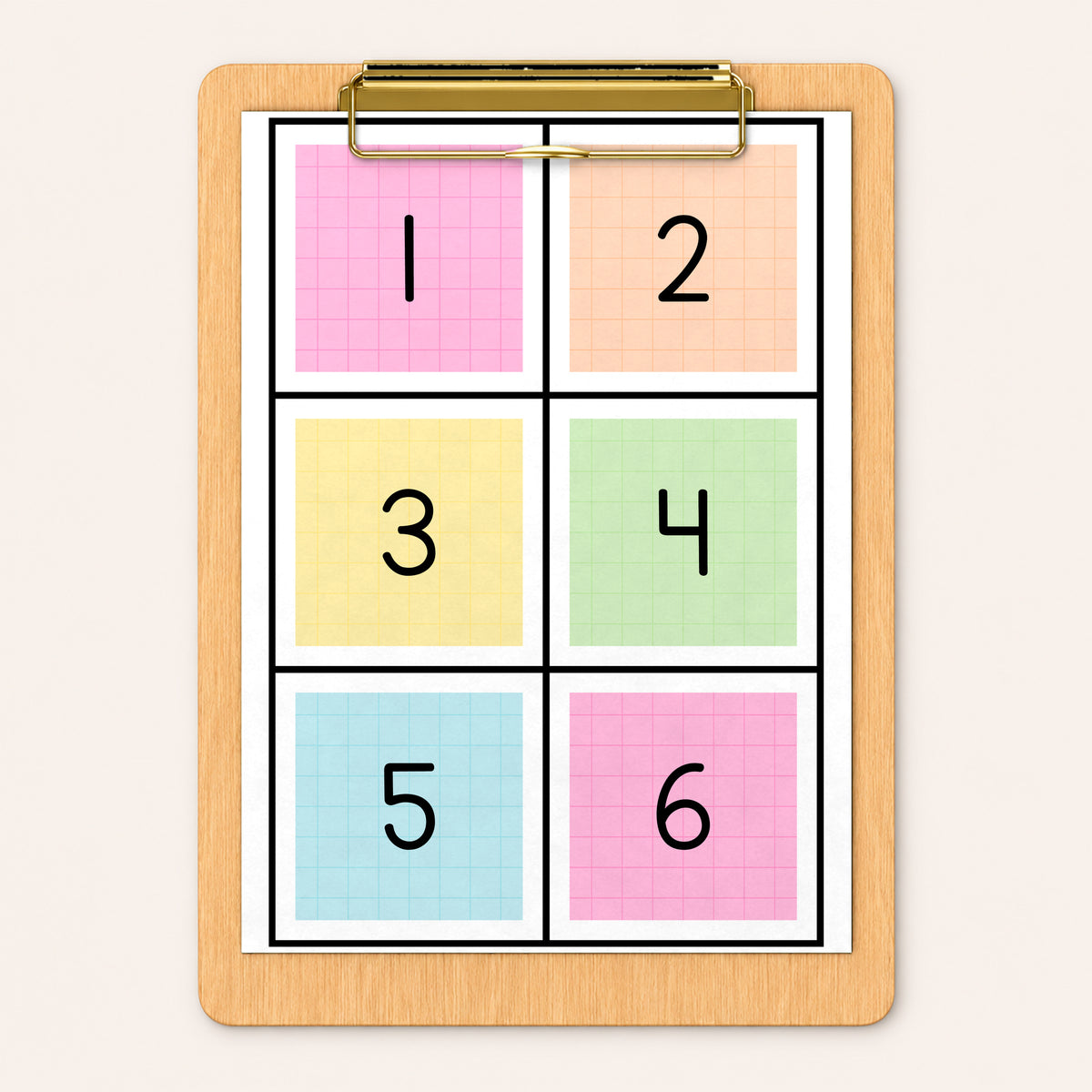 Number Square Labels 1–100 | Gentle Classroom Decor