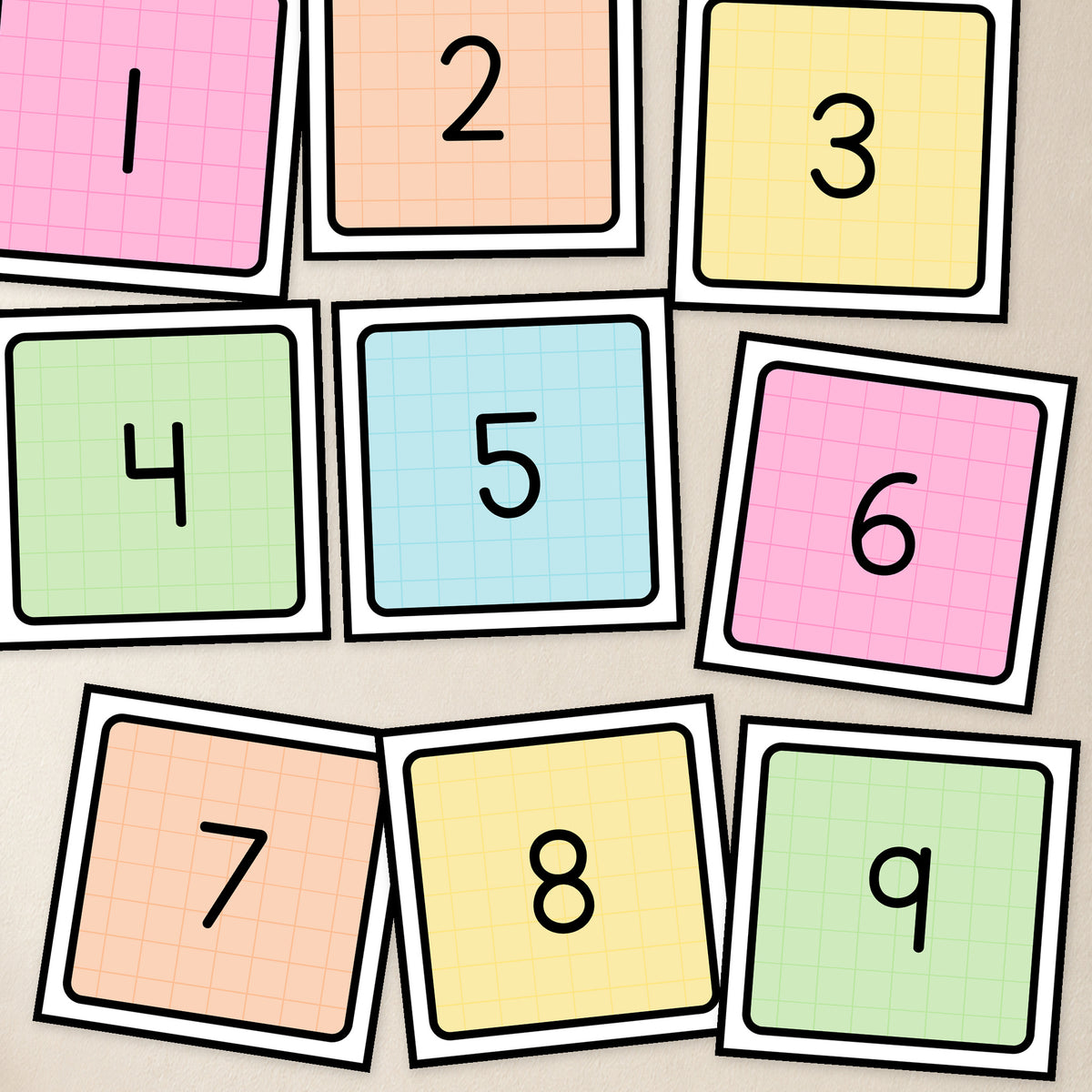Number Square Labels 1–100 | Gentle Classroom Decor