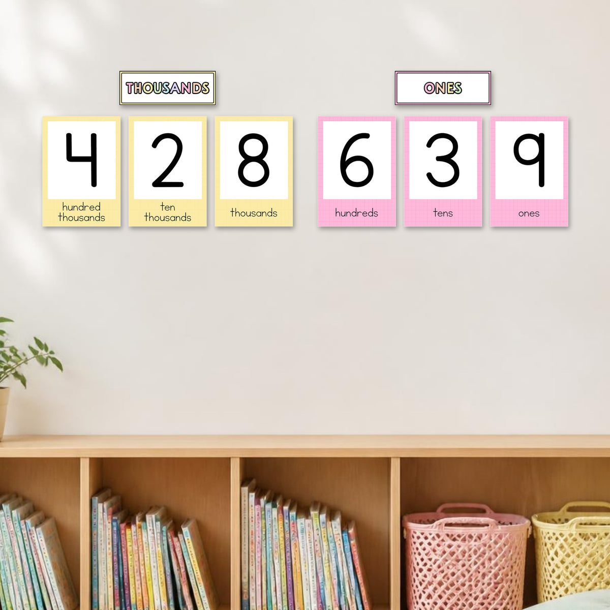 Place Value Display | Gentle Classroom Decor