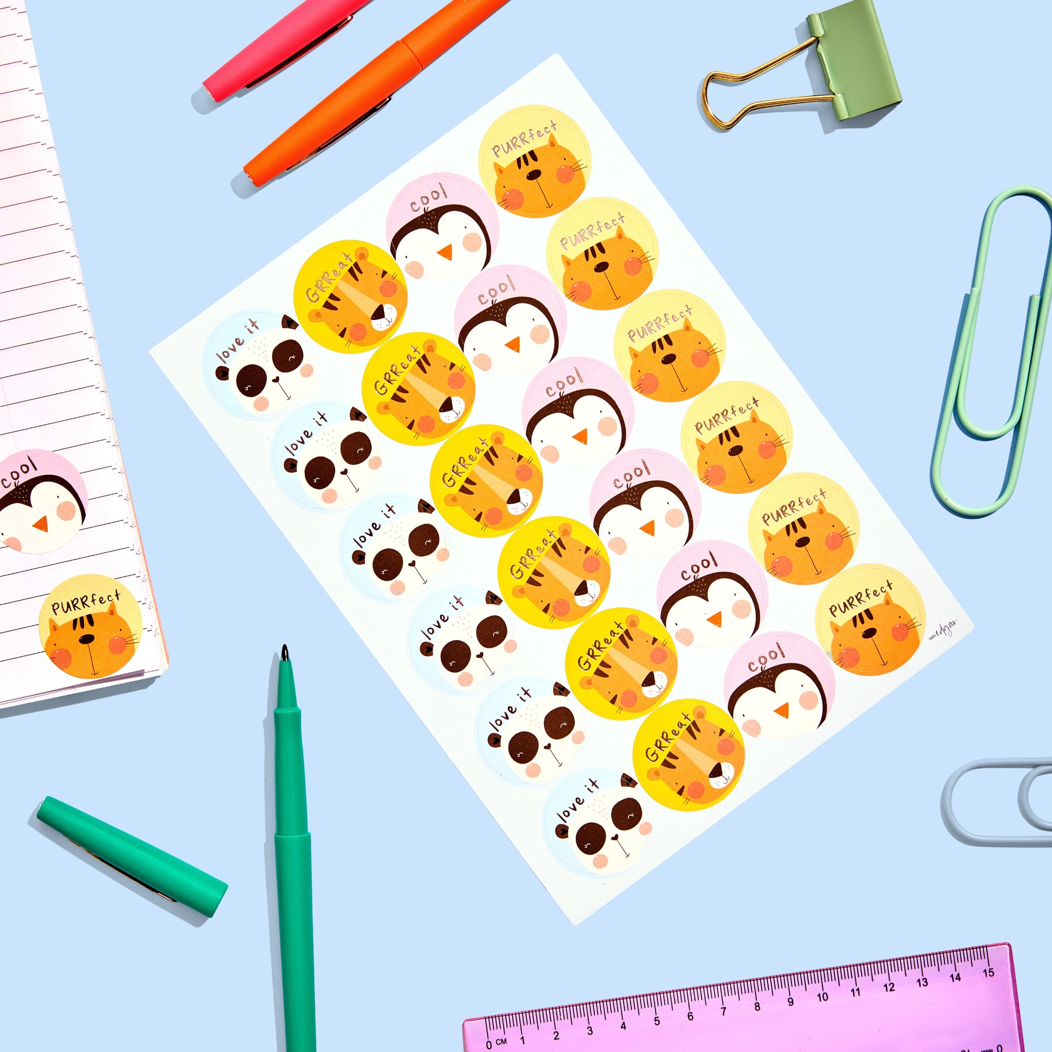 Sticker Sheets | Animals