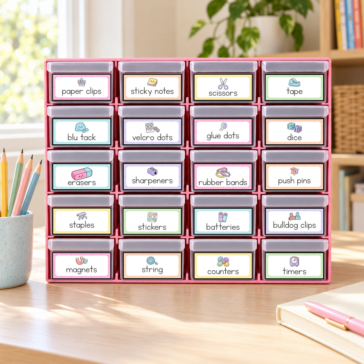 Teacher Toolbox Labels | Gentle Classroom Decor