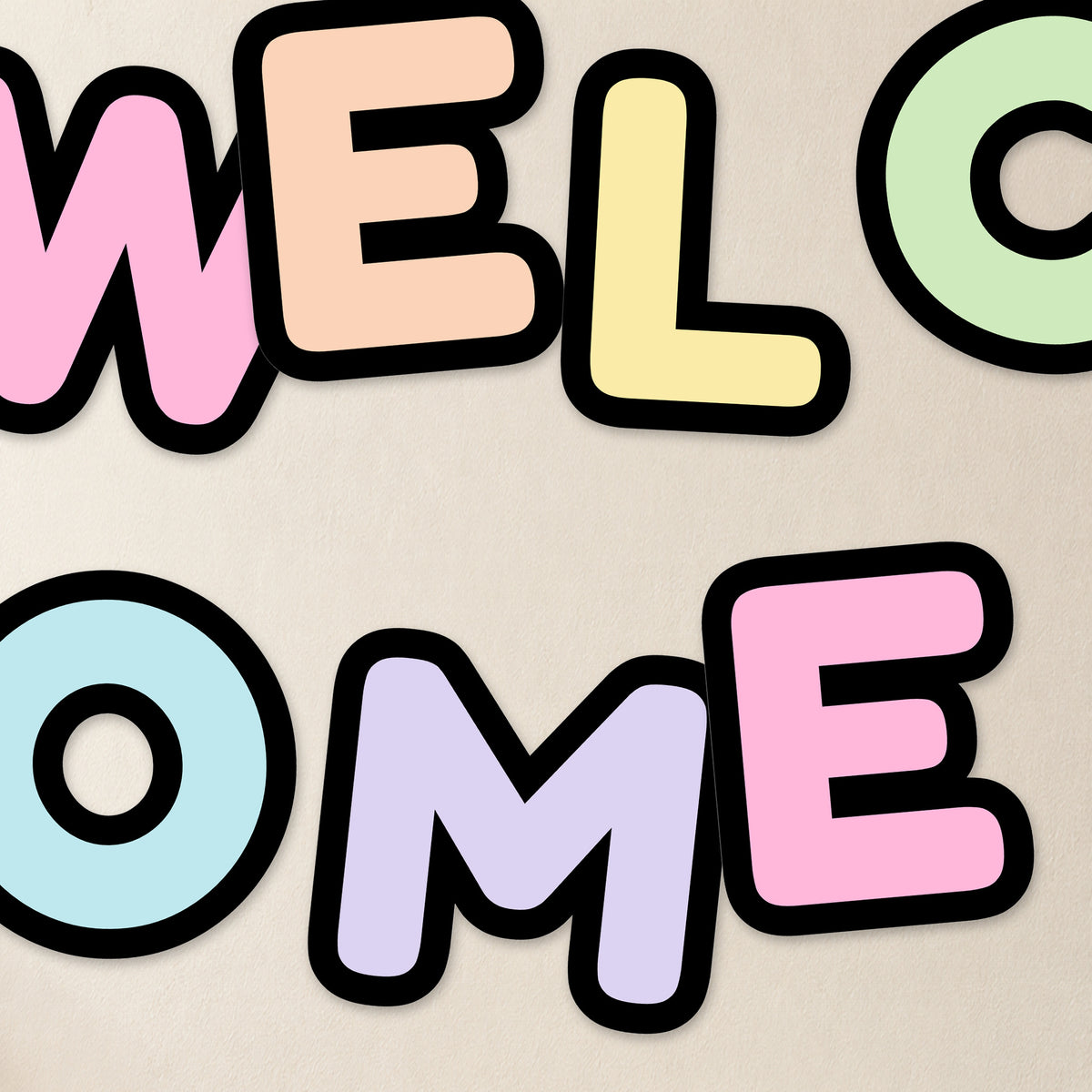 Display Letters | Gentle Classroom Decor