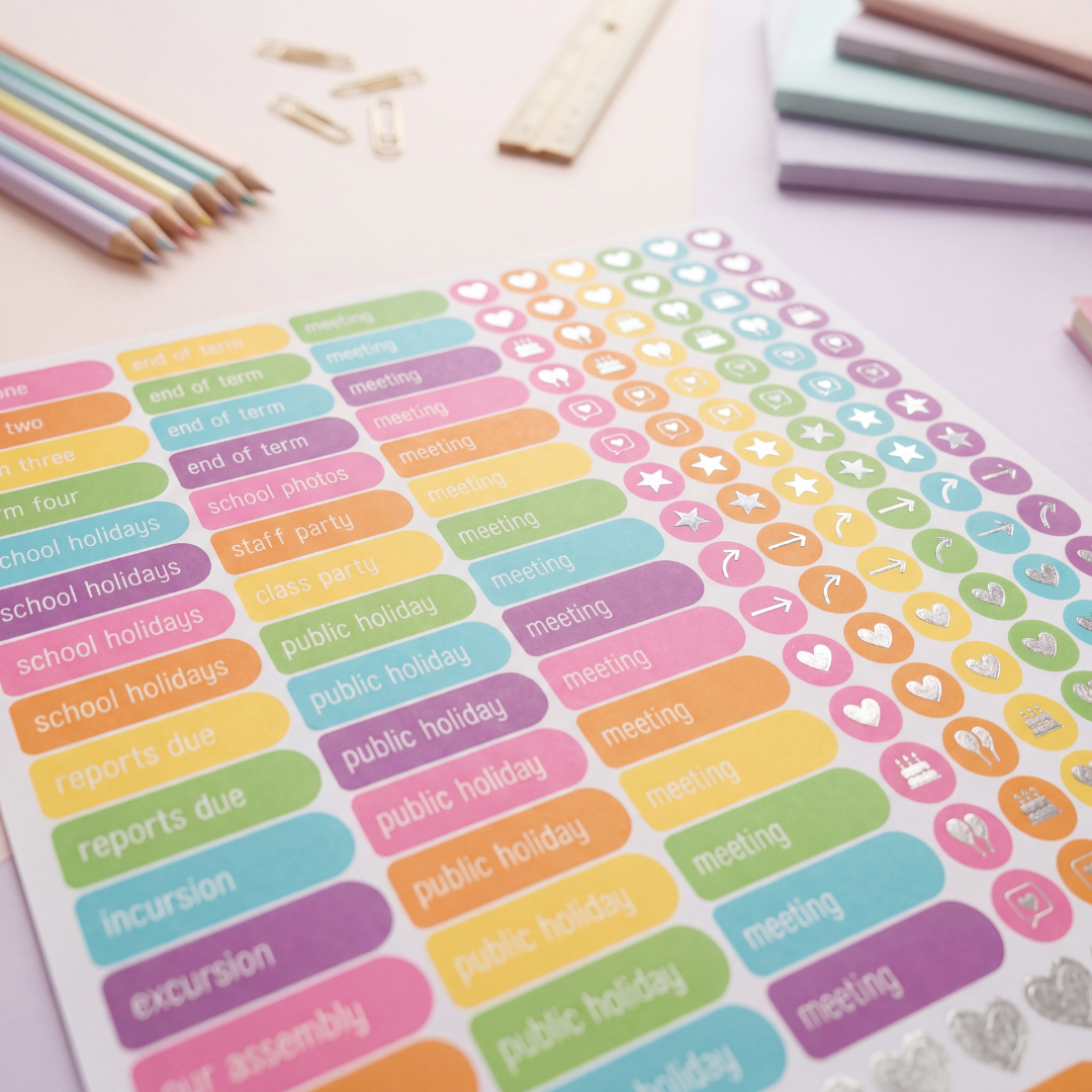 Sticker Sheets | Bright | Planner