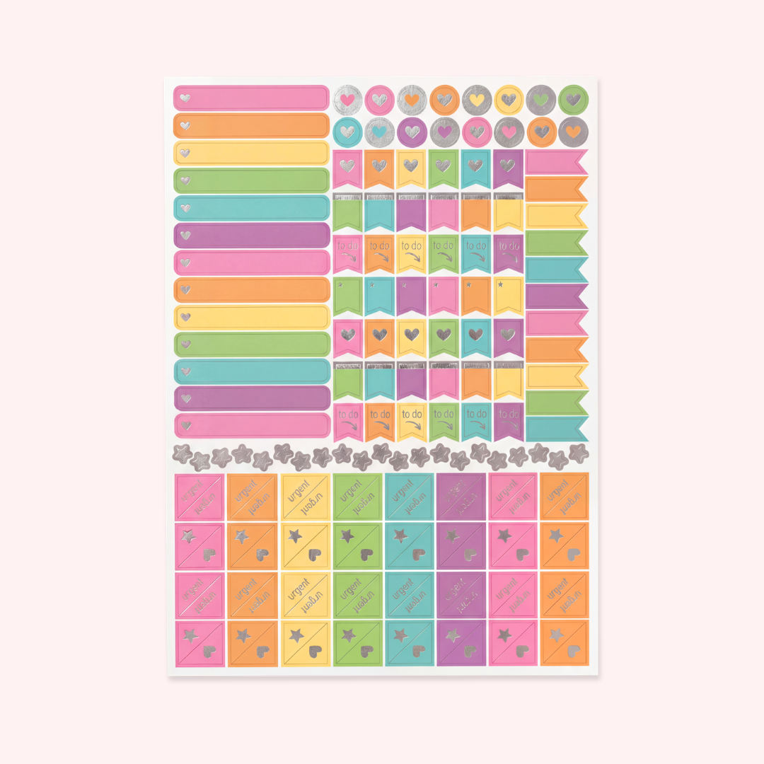 Sticker Sheets | Bright | Planner