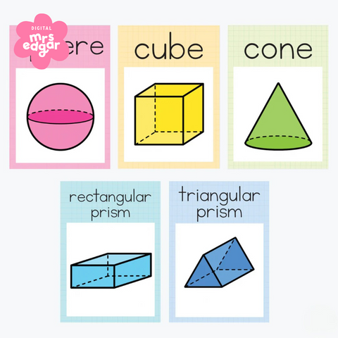 3D Object Posters Gentle Decor
