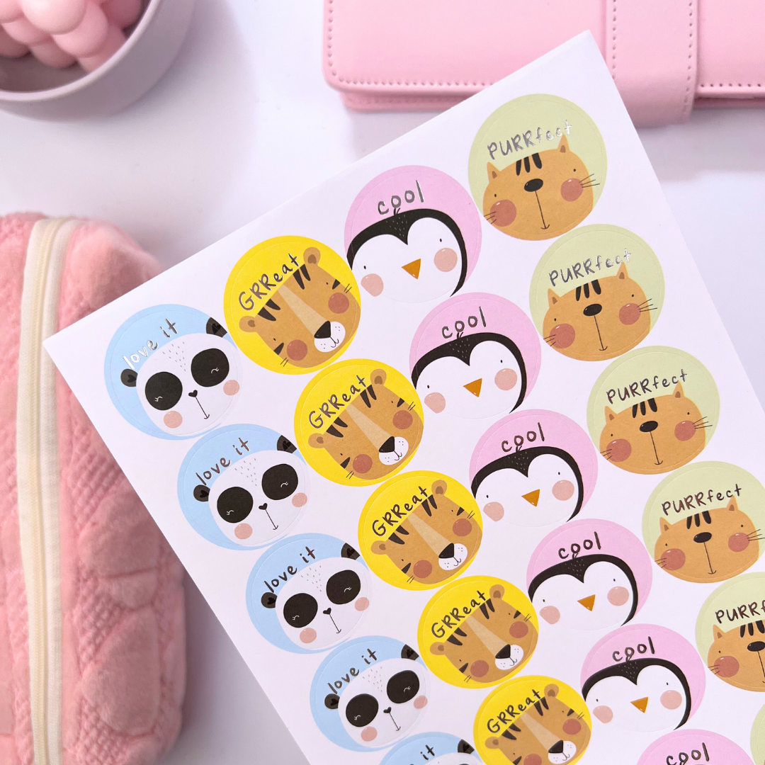 Sticker Sheets | Animals