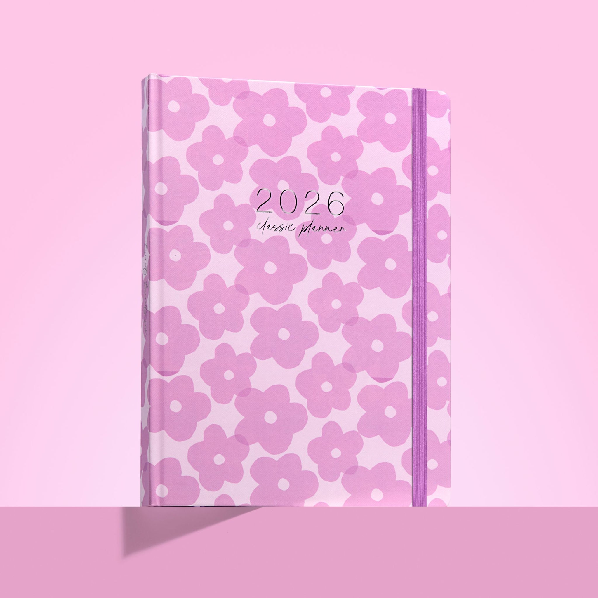 2026 Lilac Flowers Classic Weekly Teacher Planner