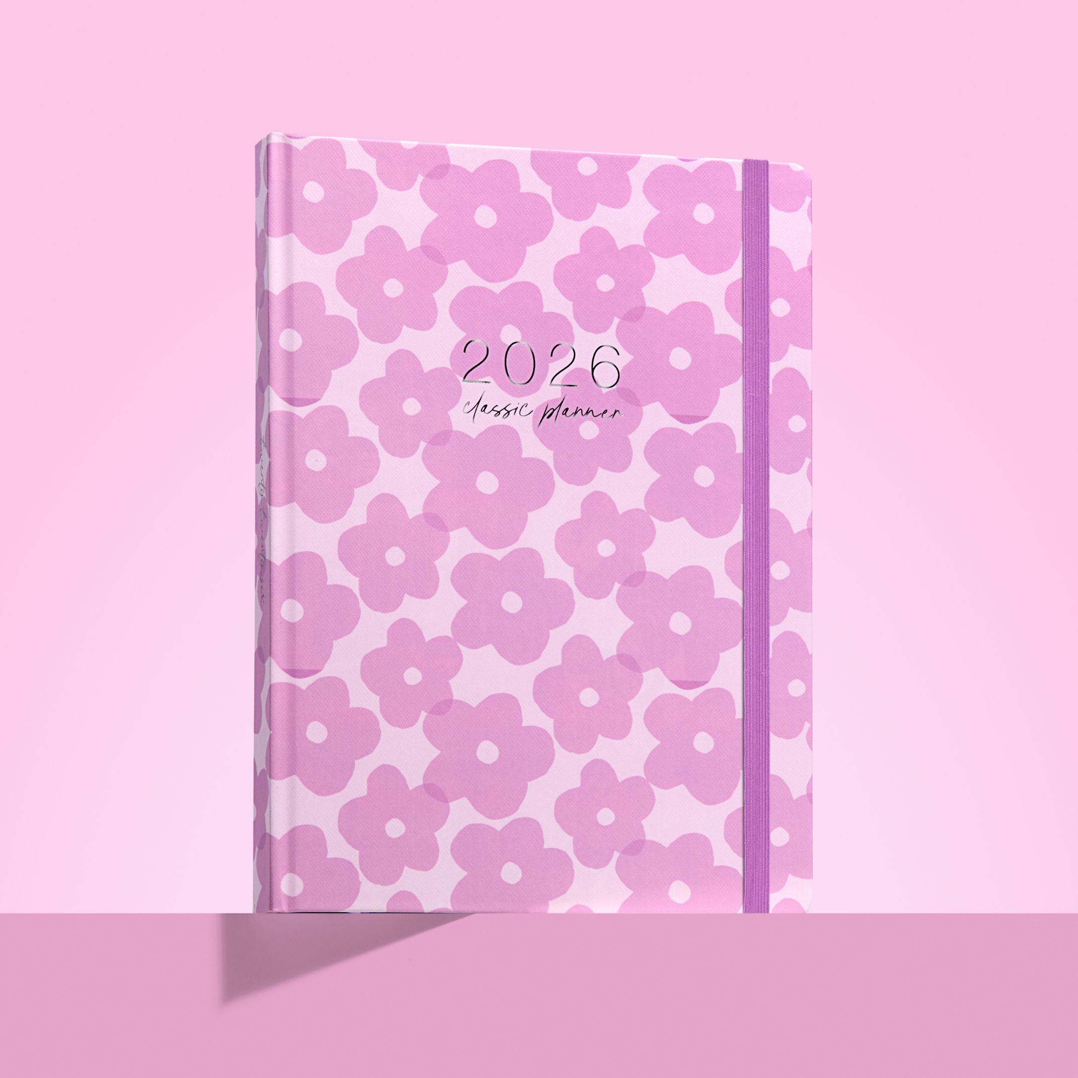2026 Lilac Flowers Classic Weekly Teacher Planner