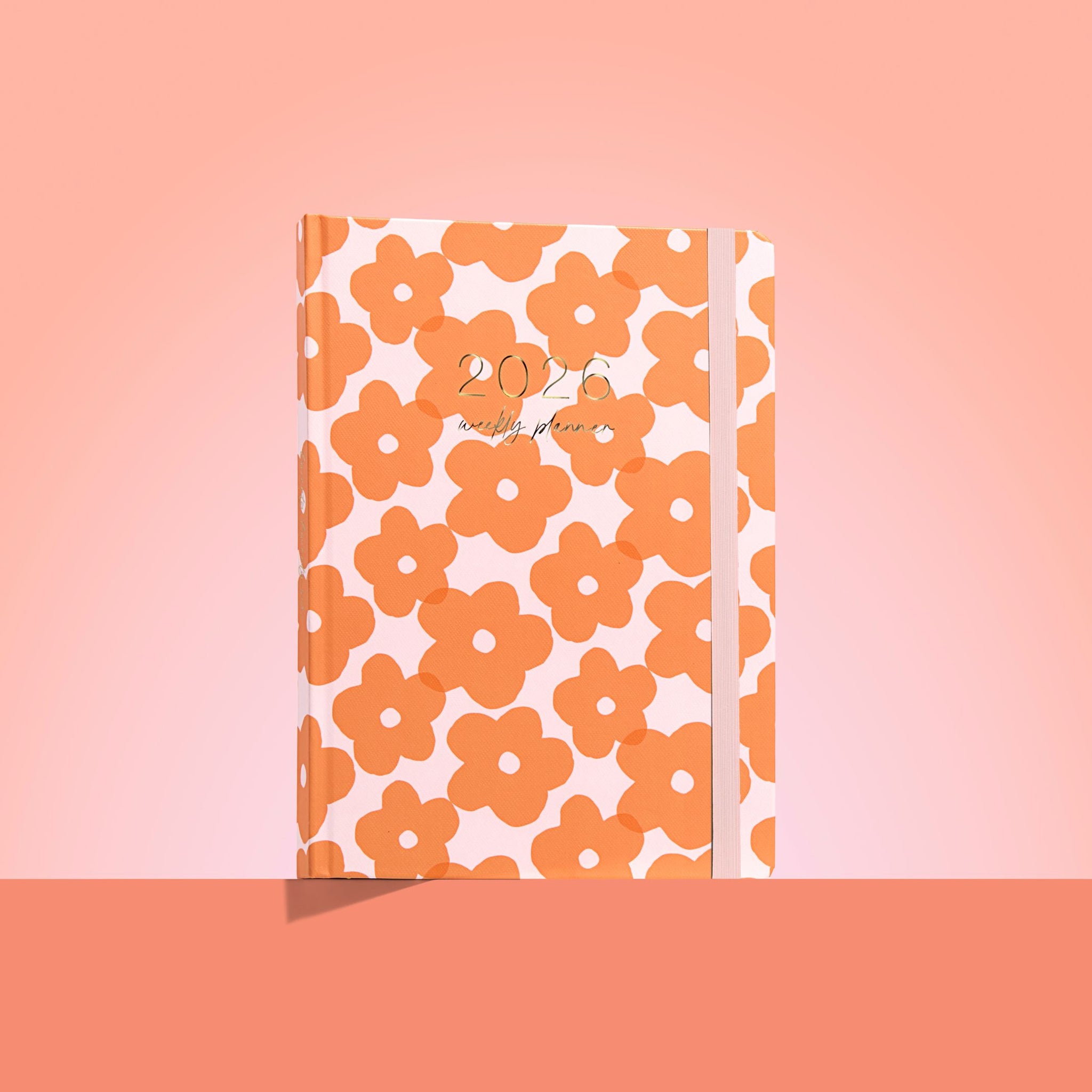 2026 Everyday Planner | Tangerine Flowers