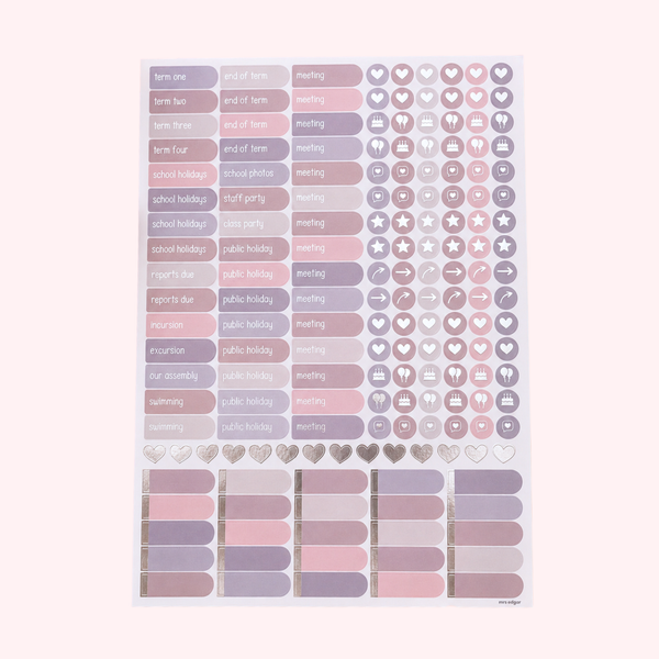 Sticker Sheets | Neutral | Planner