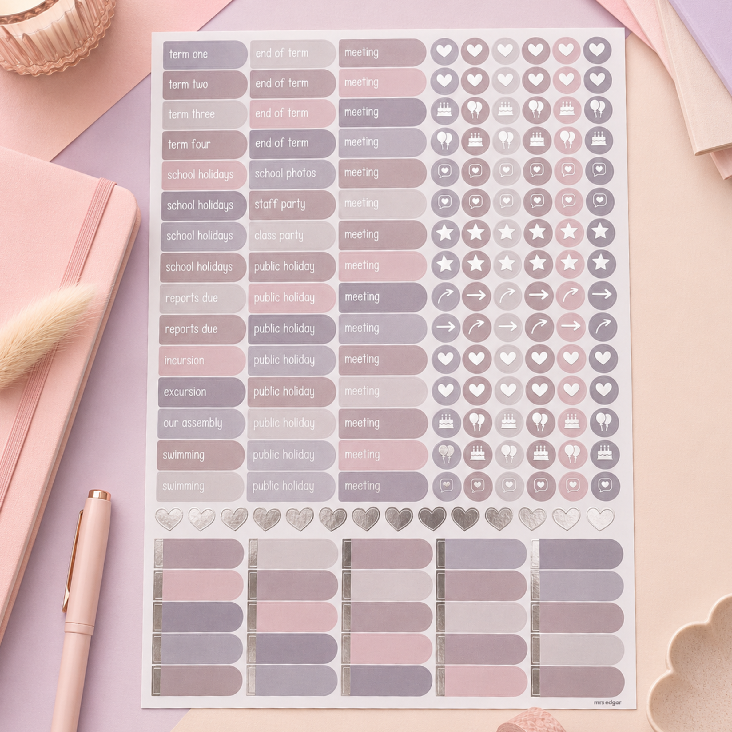 Sticker Sheets | Neutral | Planner