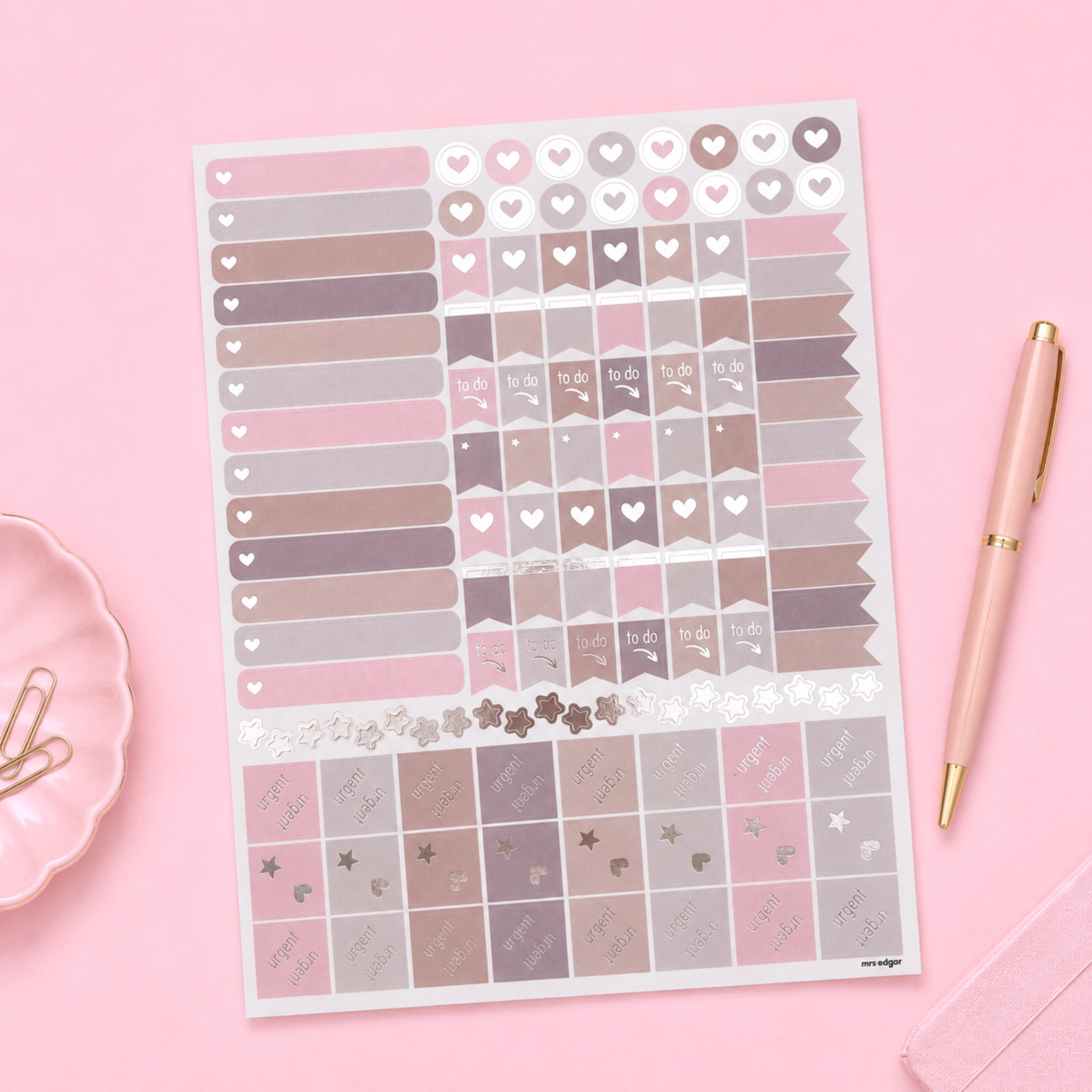 Sticker Sheets | Neutral | Planner