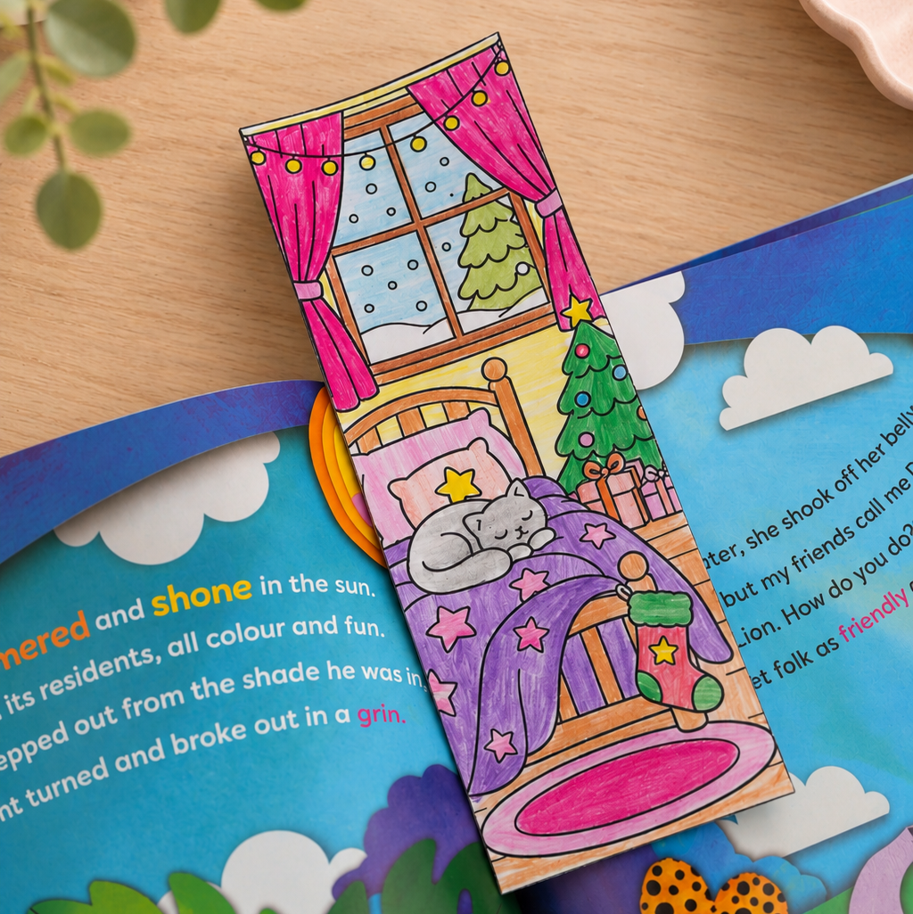Christmas Colour In Bookmarks