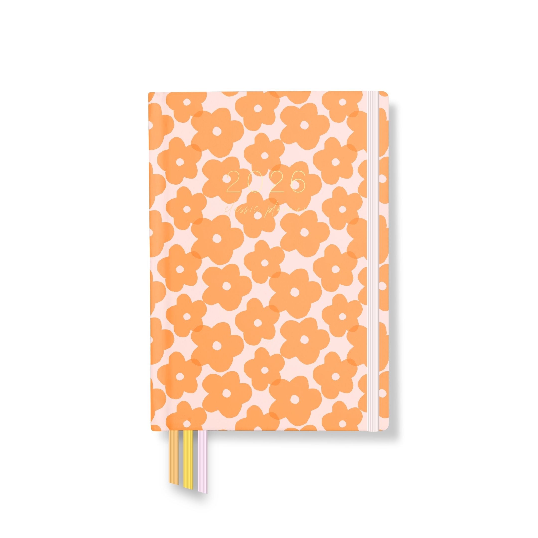2026 Everyday Planner | Tangerine Flowers