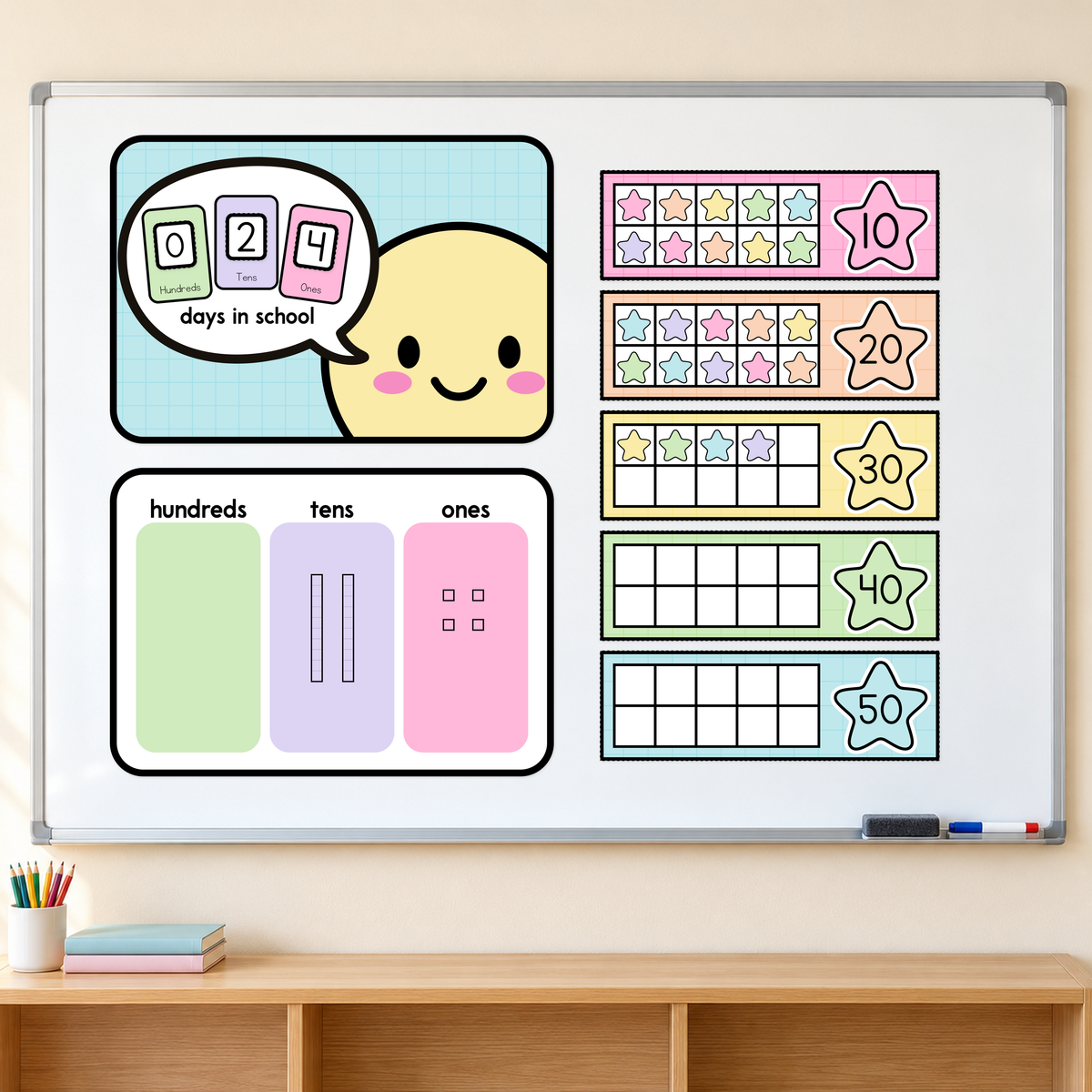 Days in School Counter | Gentle Classroom Decor