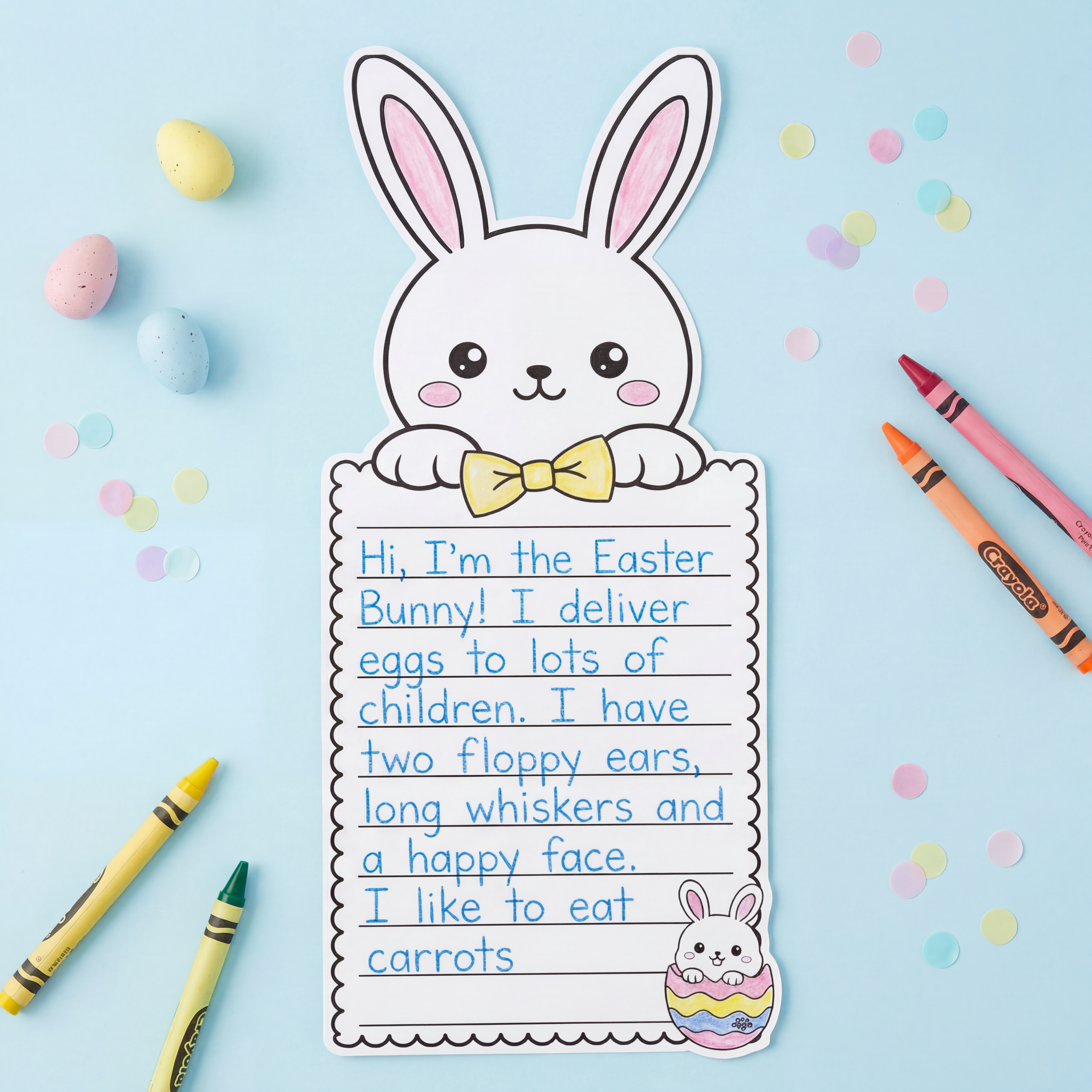 Easter Topper Writing Craft