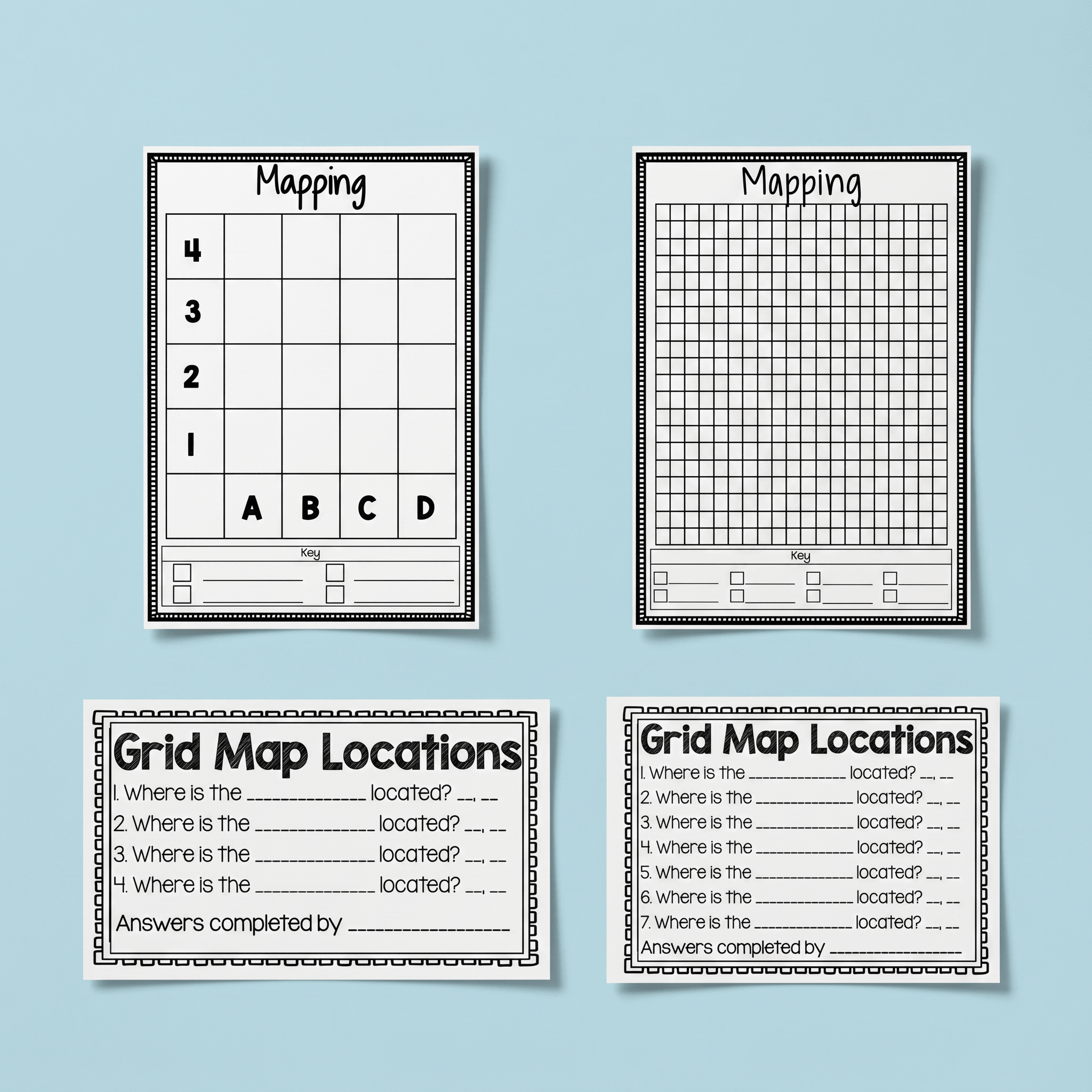 Grid Maps Mapping Skills Primary Maths – Mrs Edgar