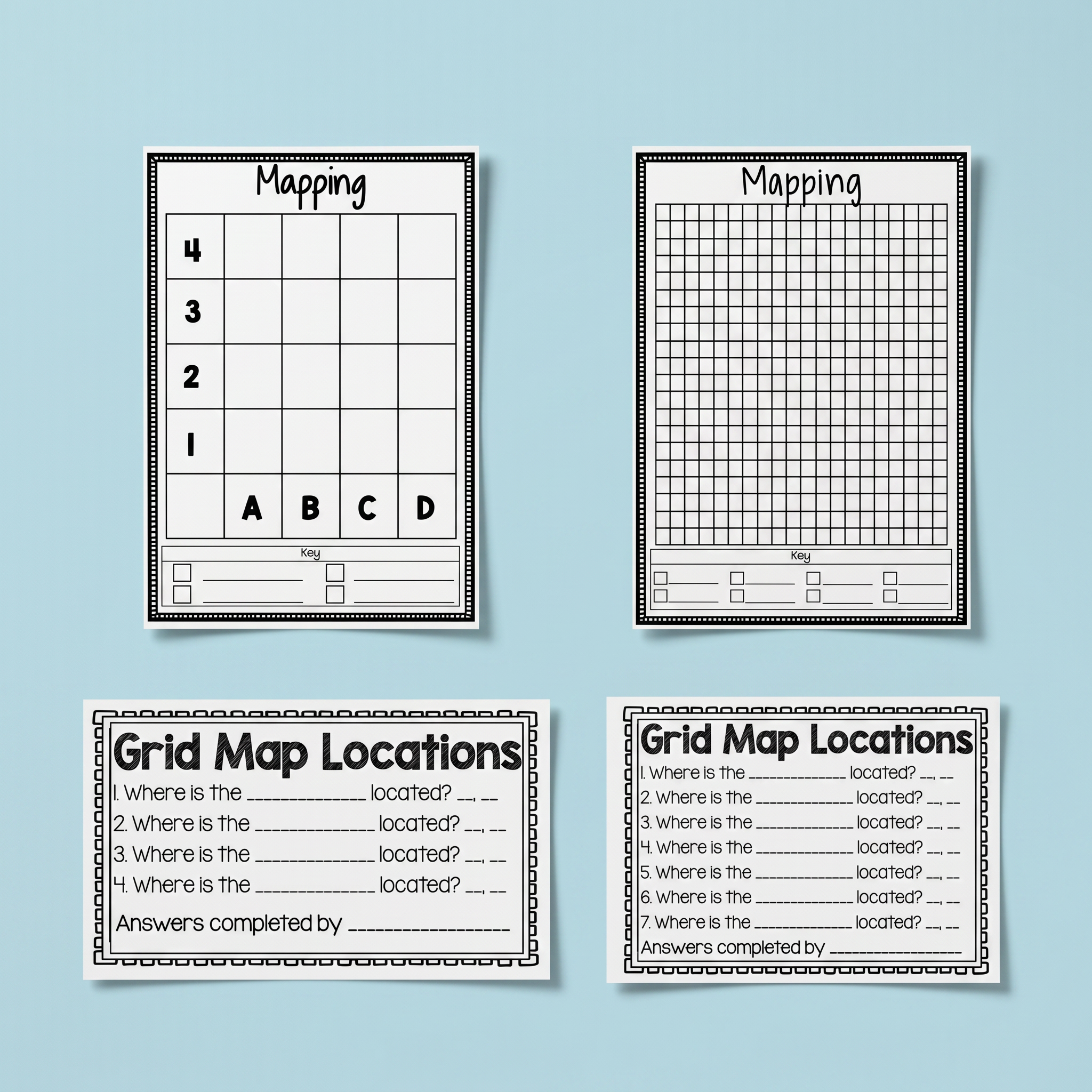 Grid Maps Mapping Skills