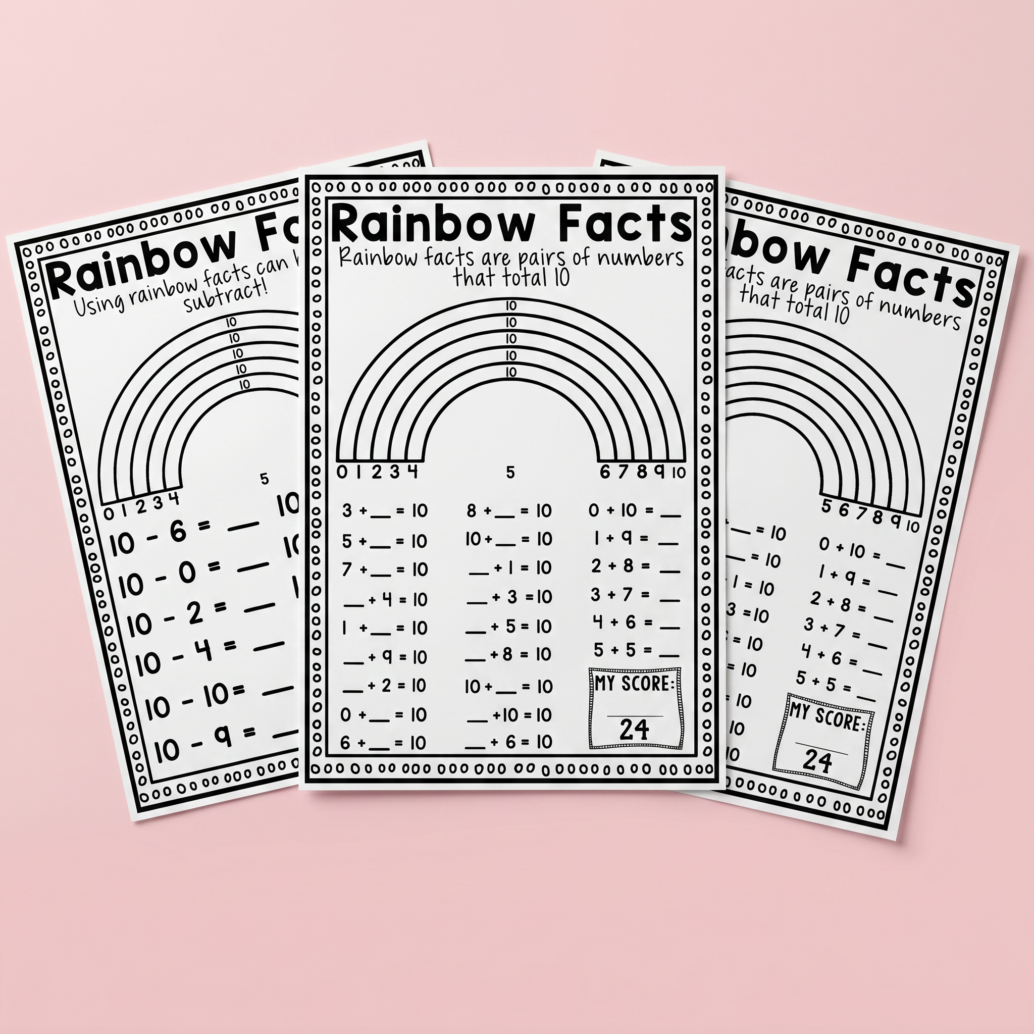 Rainbow Facts Worksheet