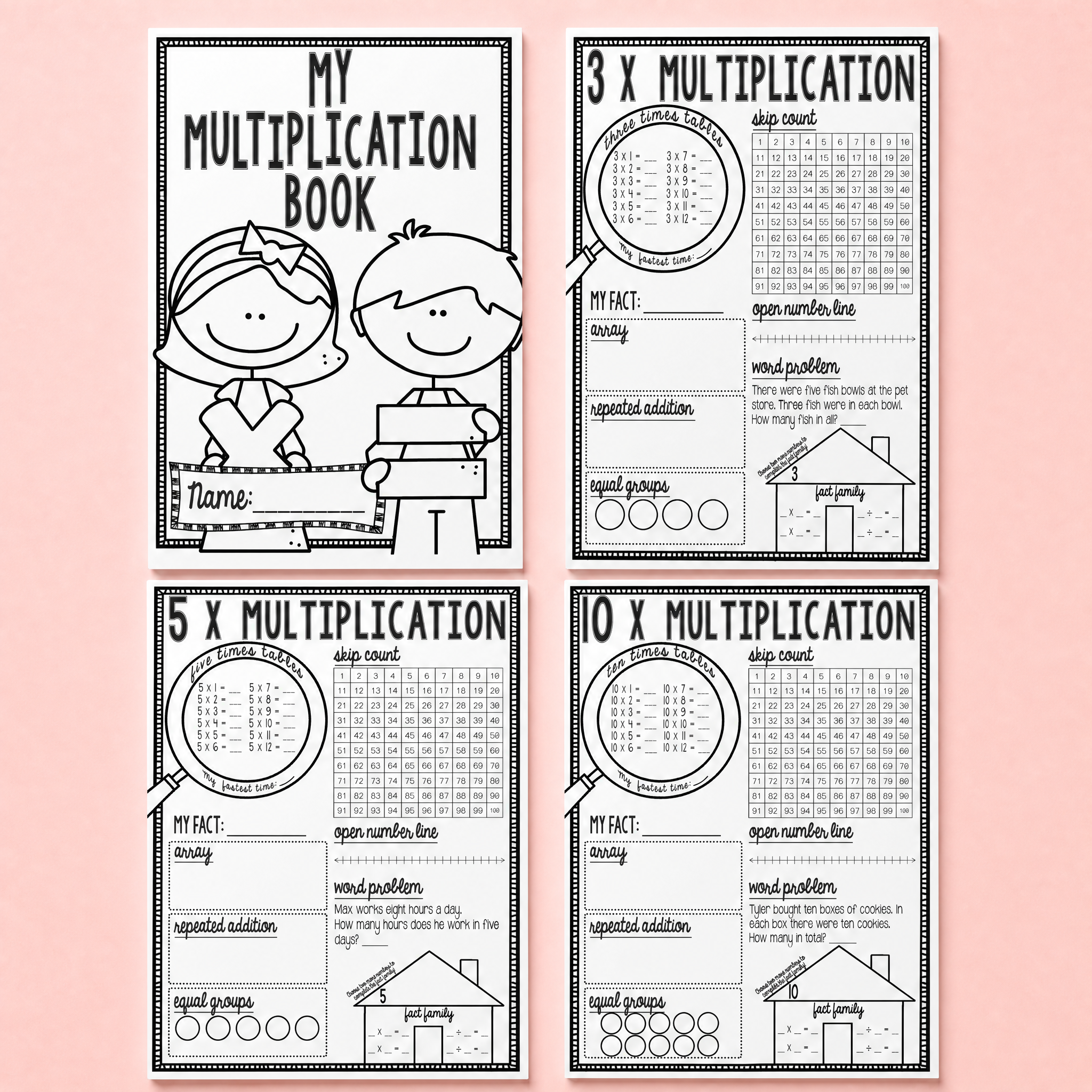 Multiplication Booklet