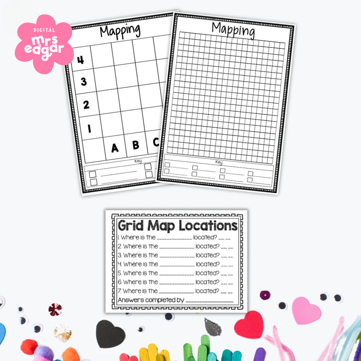 Grid Map Editable Grid Maps Mapping Skills – Mrs Edgar