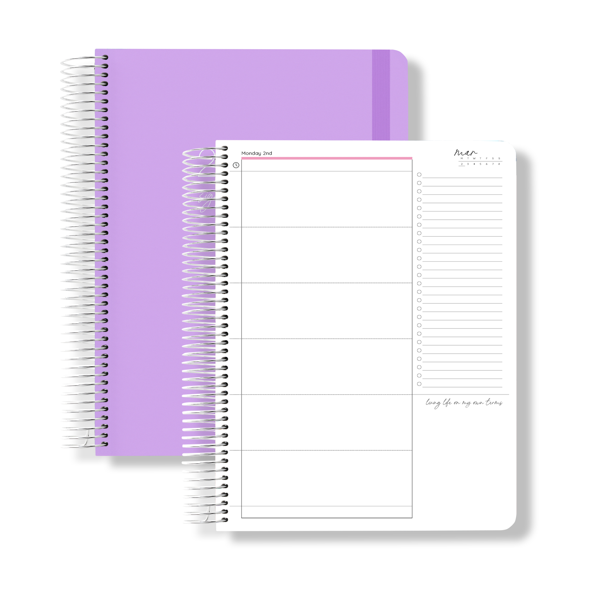 2026 Lilac Daily Duo Teacher Planner