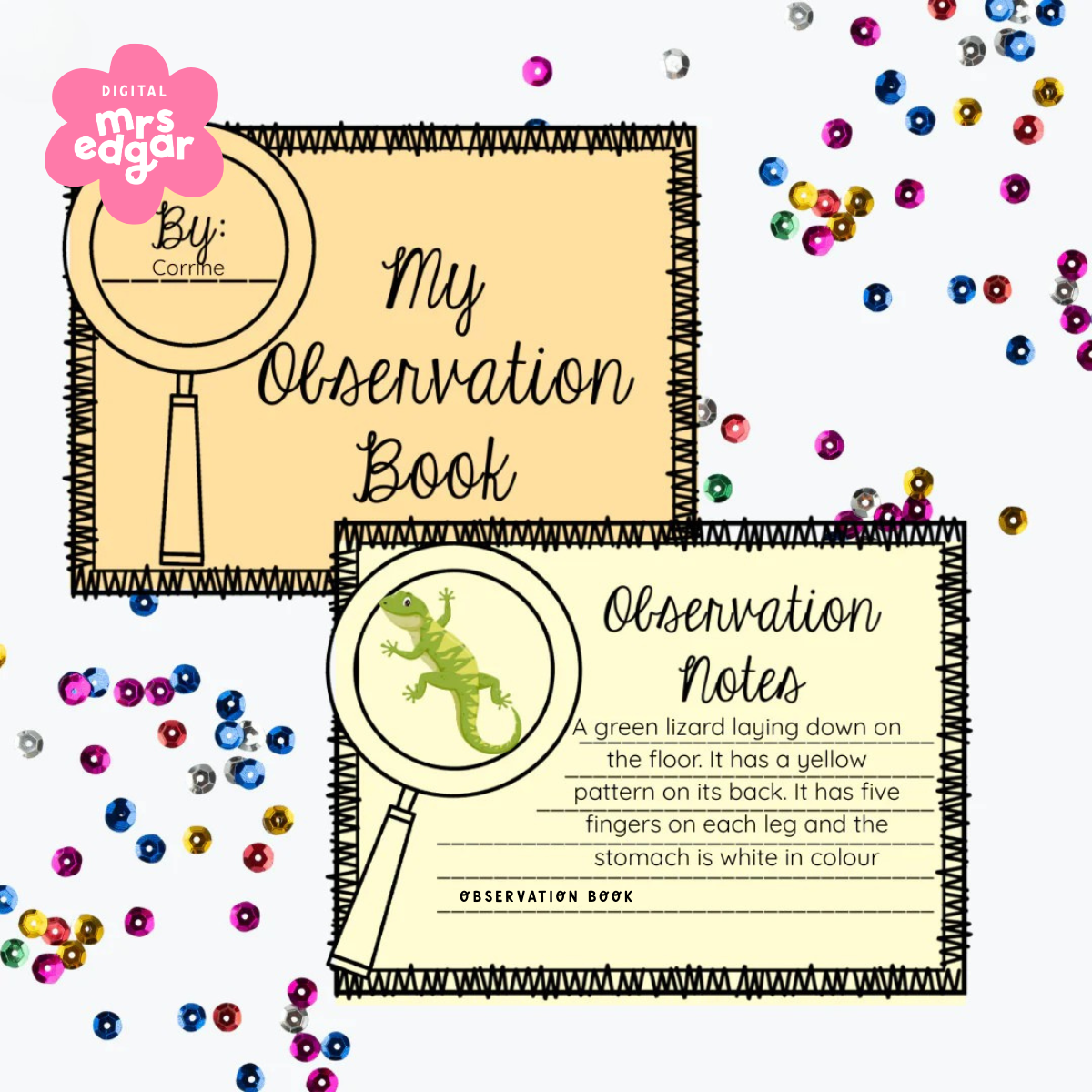 Observation Book – Mrs Edgar