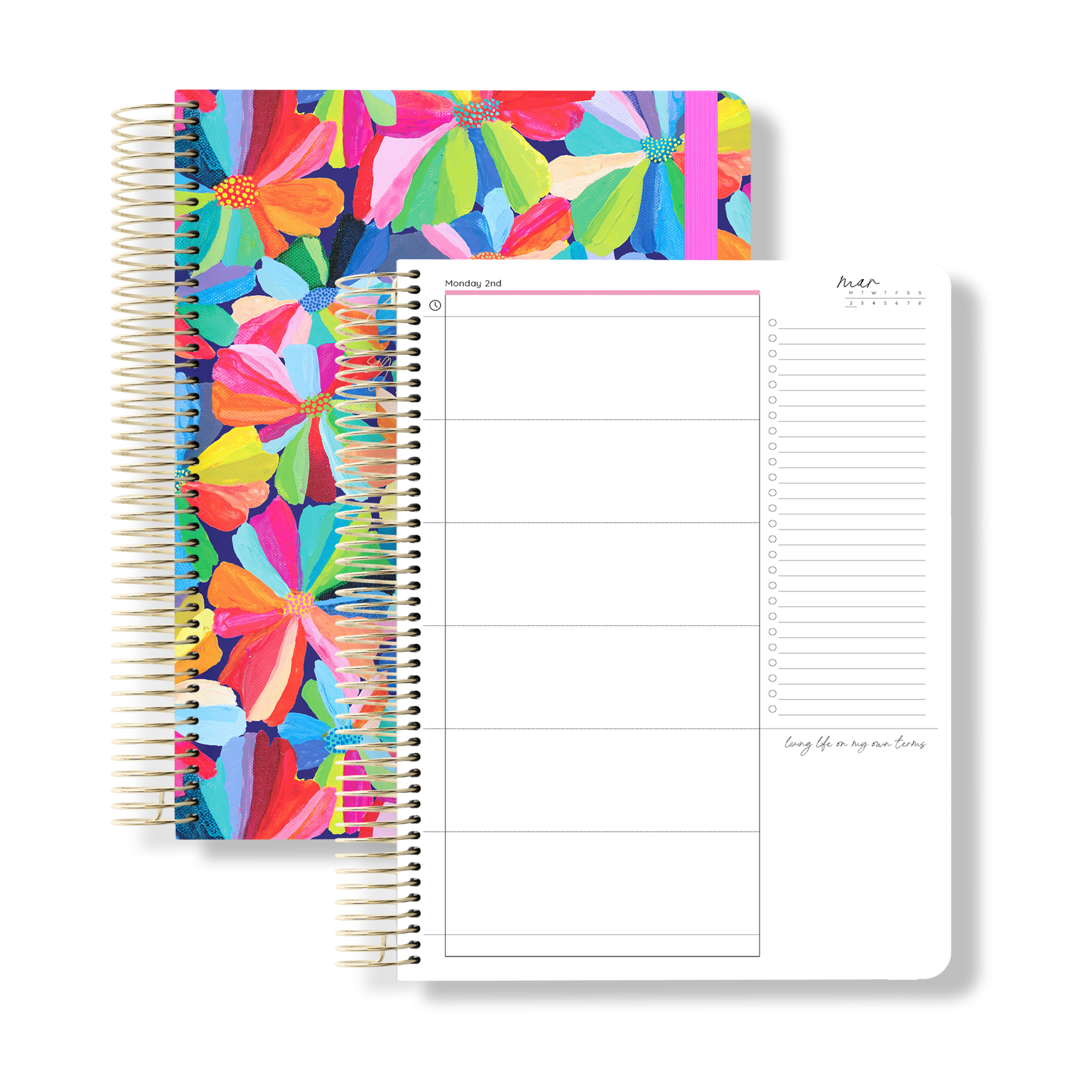 2026 Petal Party Daily Duo Teacher Planner