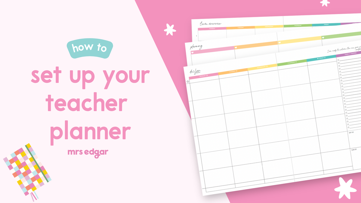 How to set up your planner