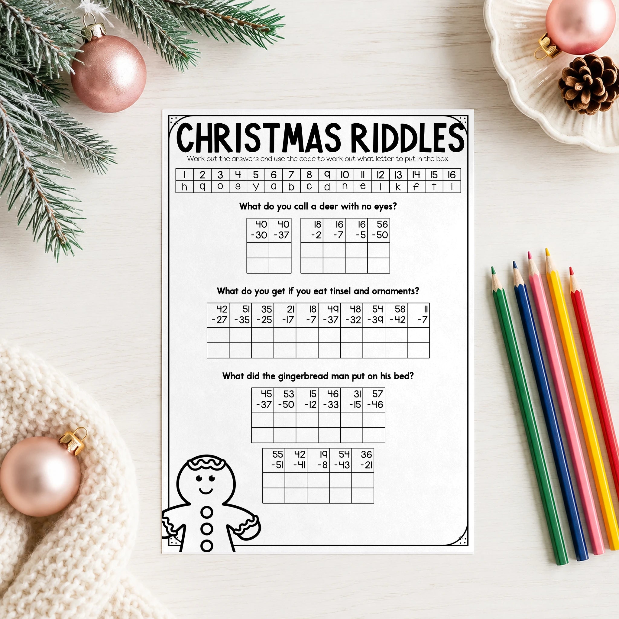 30 Christmas Riddles Year 2
