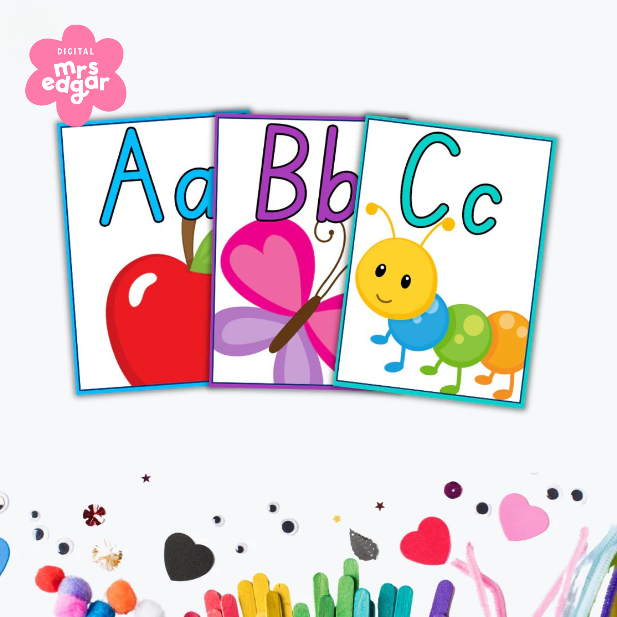 Alphabet Posters SA Font