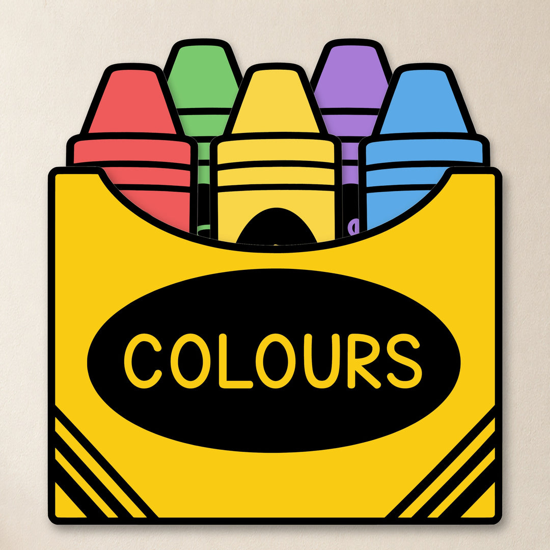 Colour Posters & Crayon Box Display | Bright Classroom Decor – Mrs Edgar