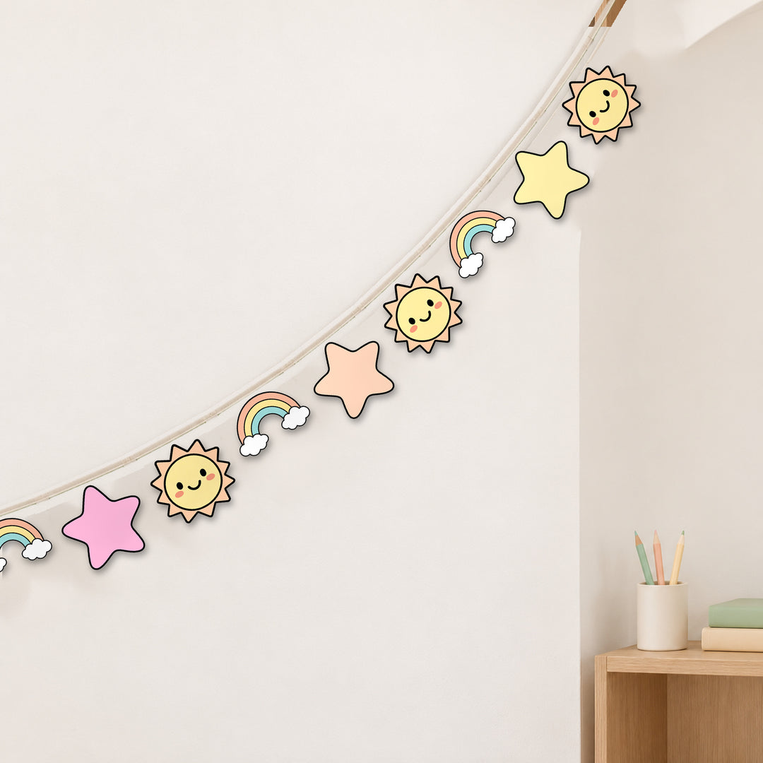 Bunting: Alphabet, Numbers & Editable | Coastal Classroom Decor – Mrs Edgar