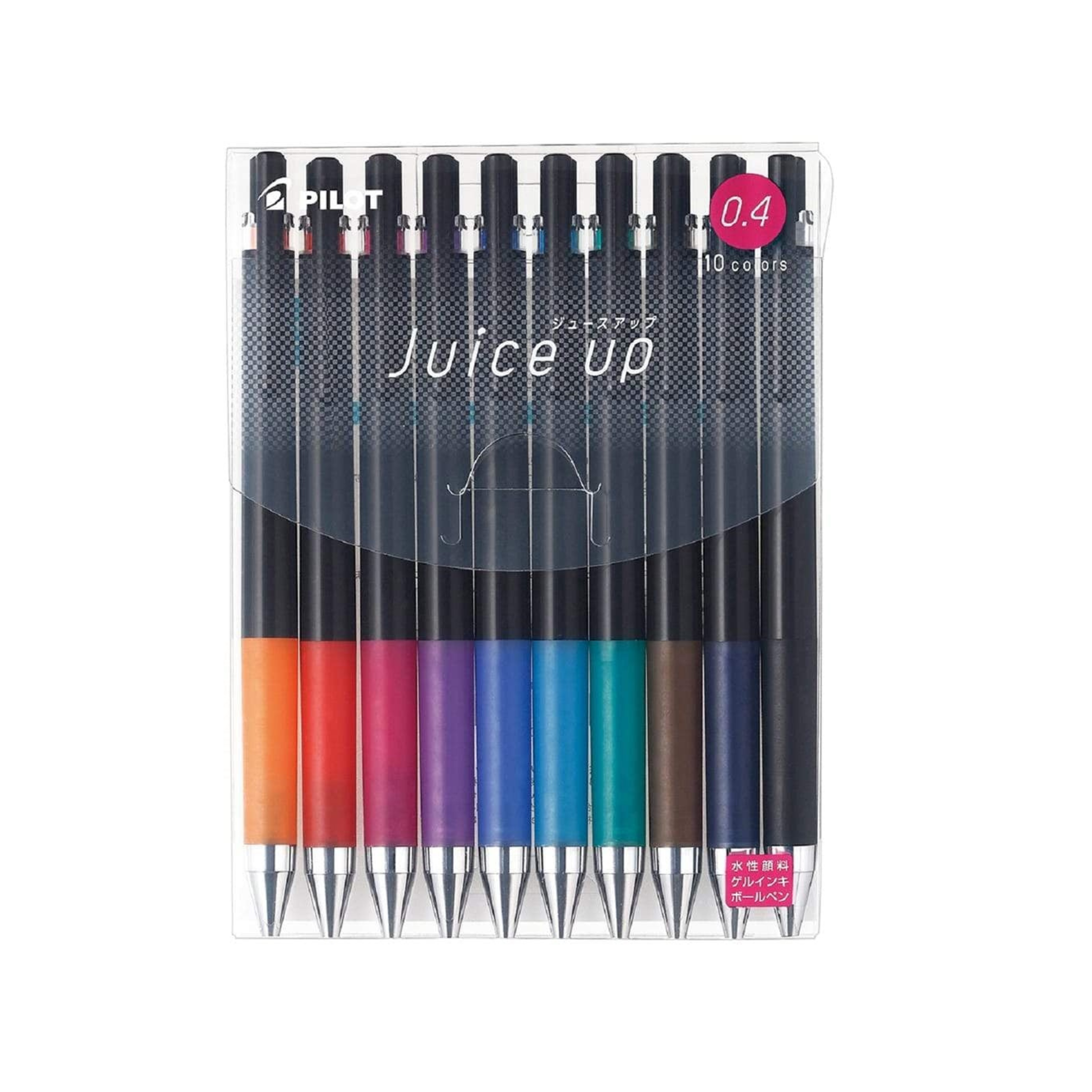 Teacher gel pens 10 pack Pilot Juice Up 0.4 fine tip, smooth writing teacher pens in assorted colours for classroom notes and marking