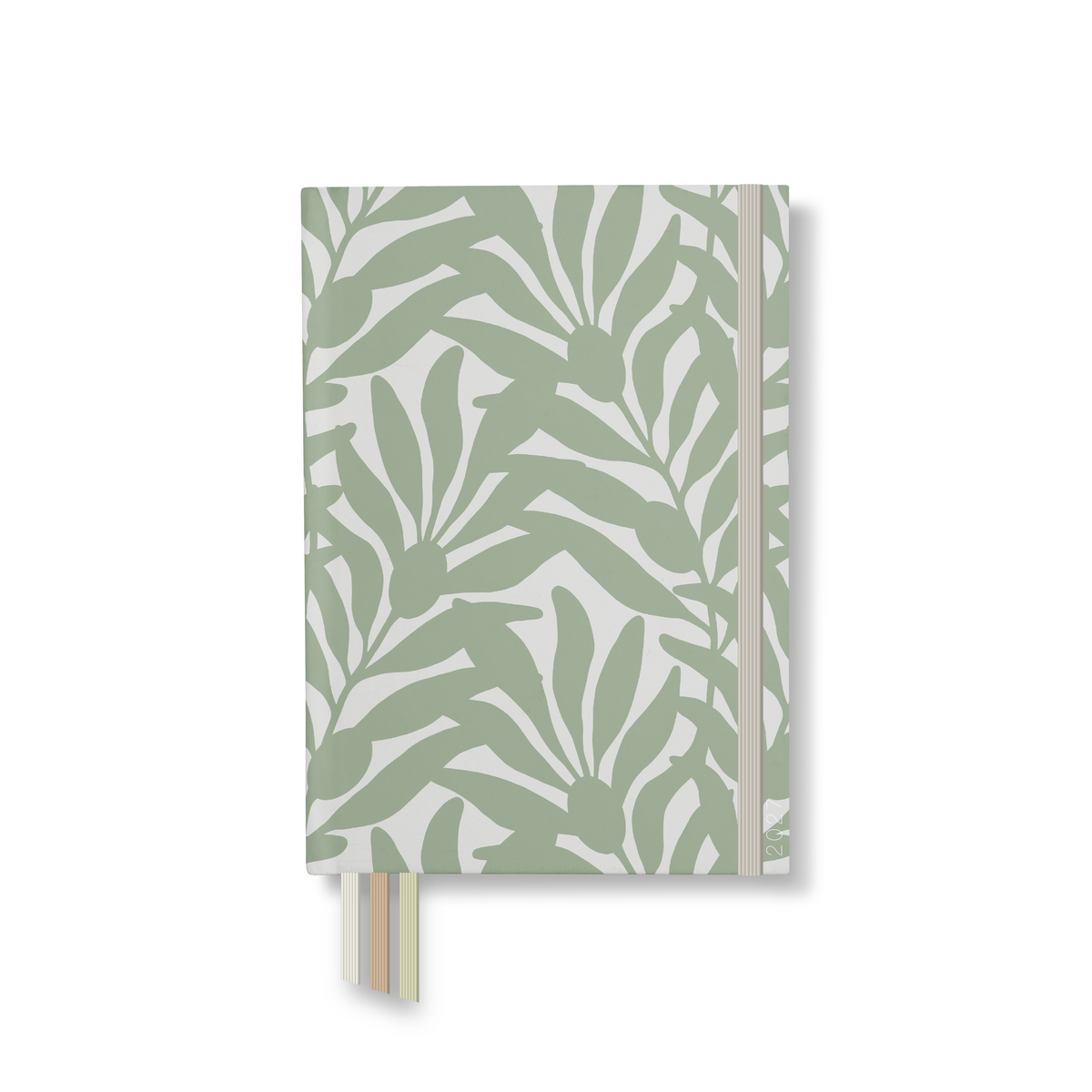 2027 Olive Branches Slimline Classic Weekly Teacher Planner styled lifestyle scene