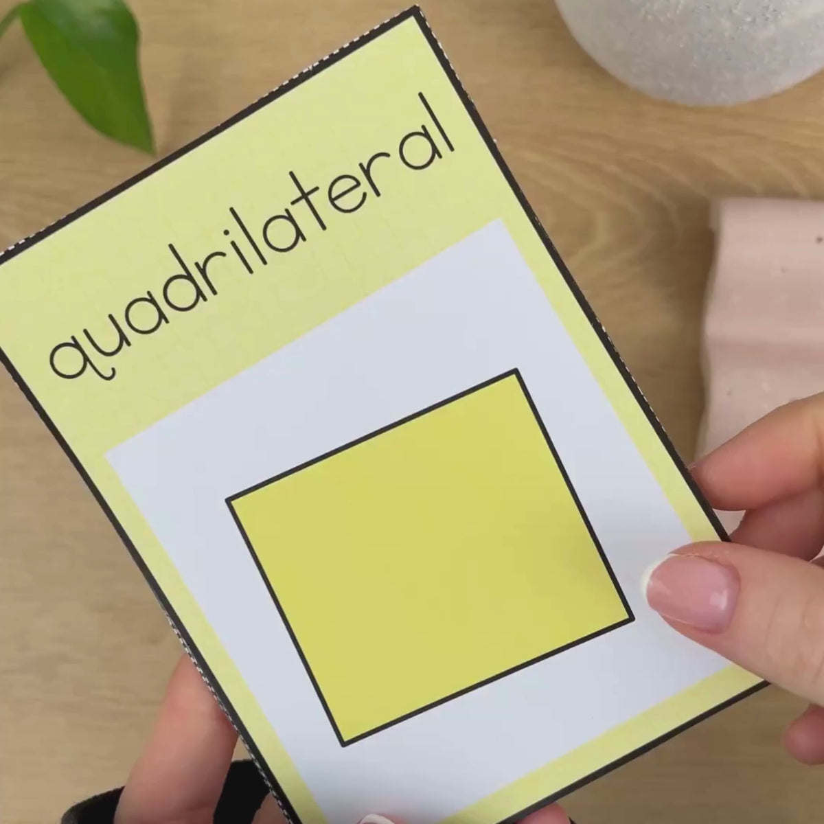 2D Shape Posters & Flashcards | Gentle Classroom Decor