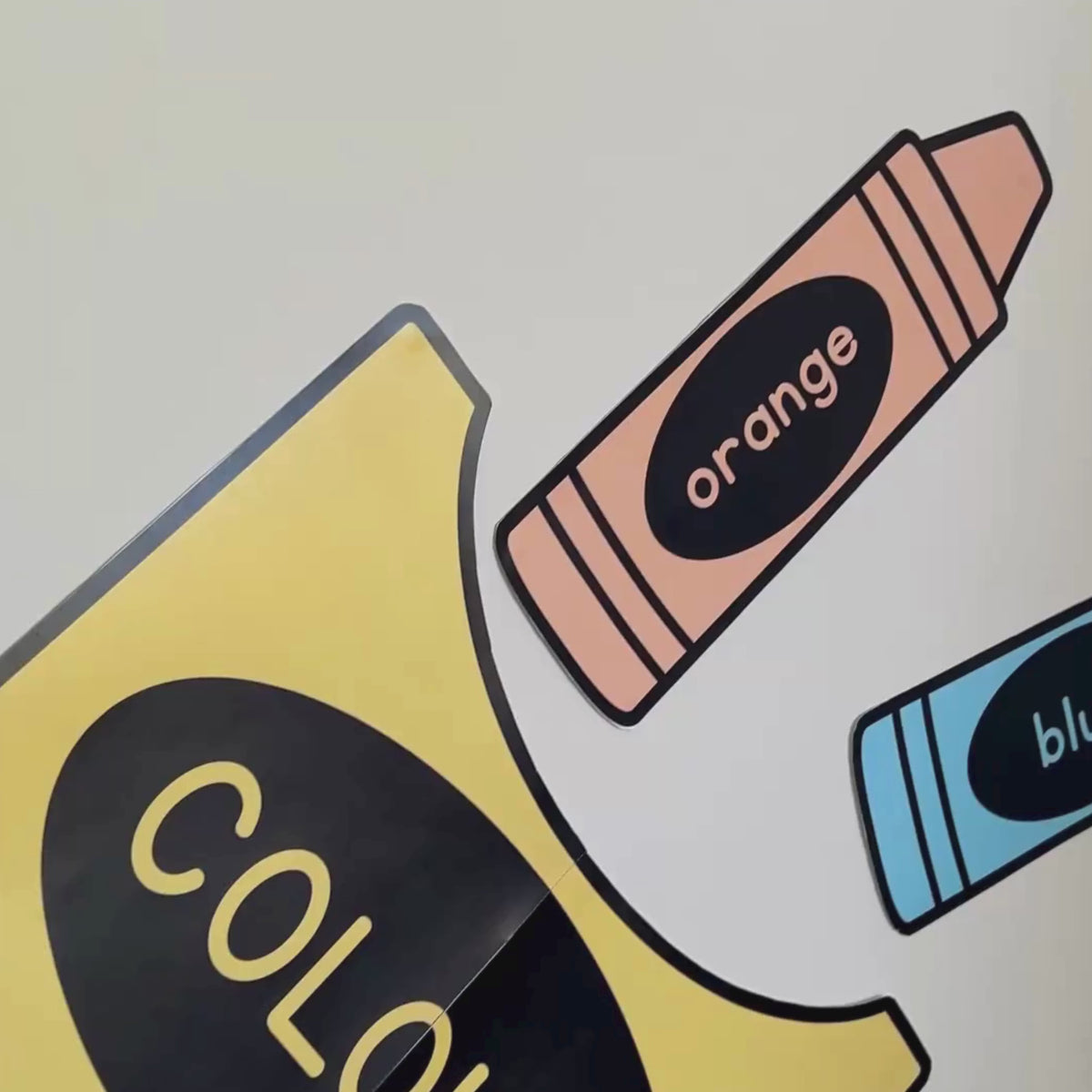 Colour Posters & Crayon Box | Gentle Classroom Decor