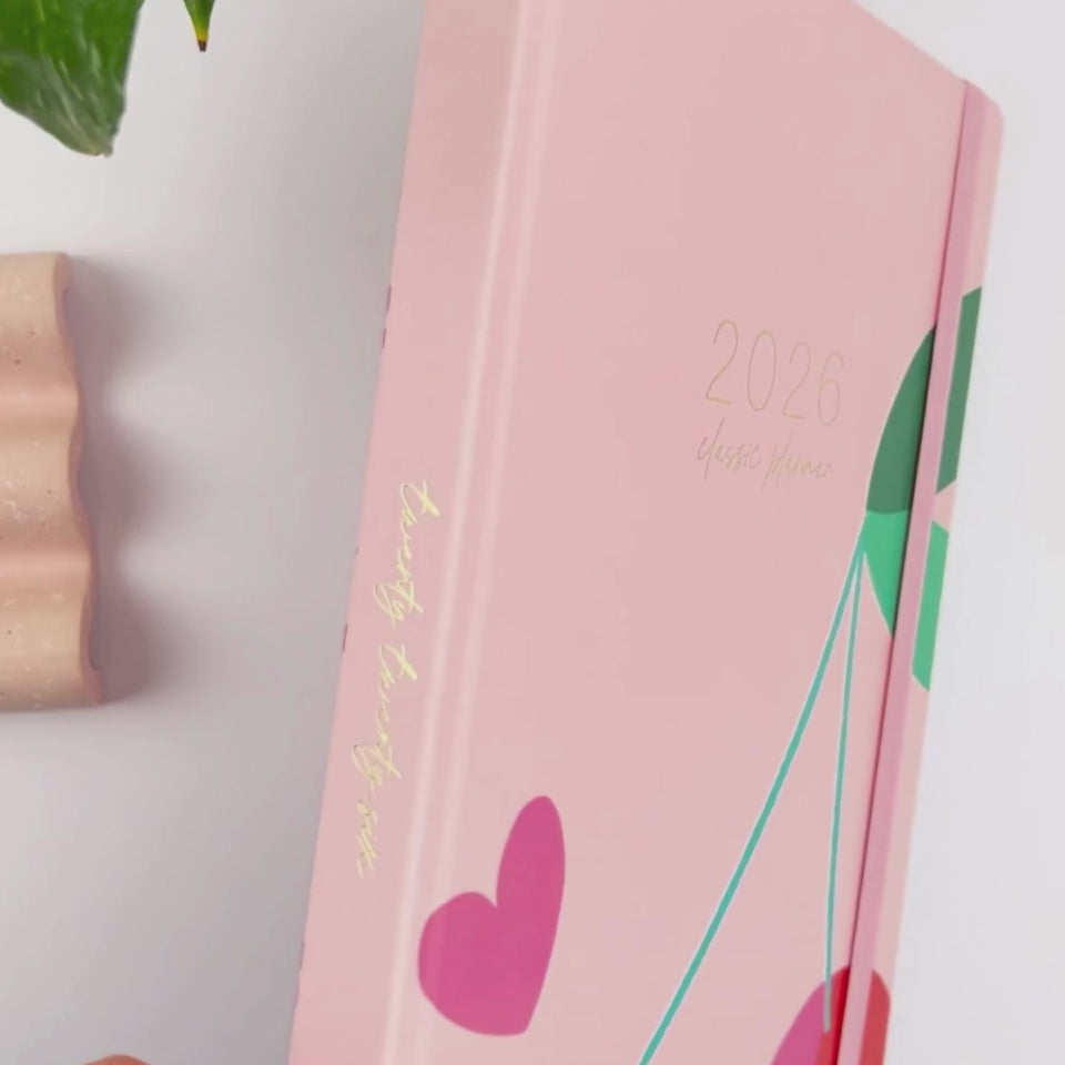 2026 Pink Cherries Classic Weekly Teacher Planner