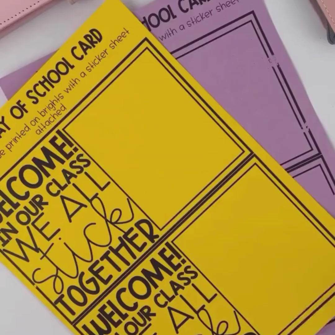 Classroom Celebration Cards
